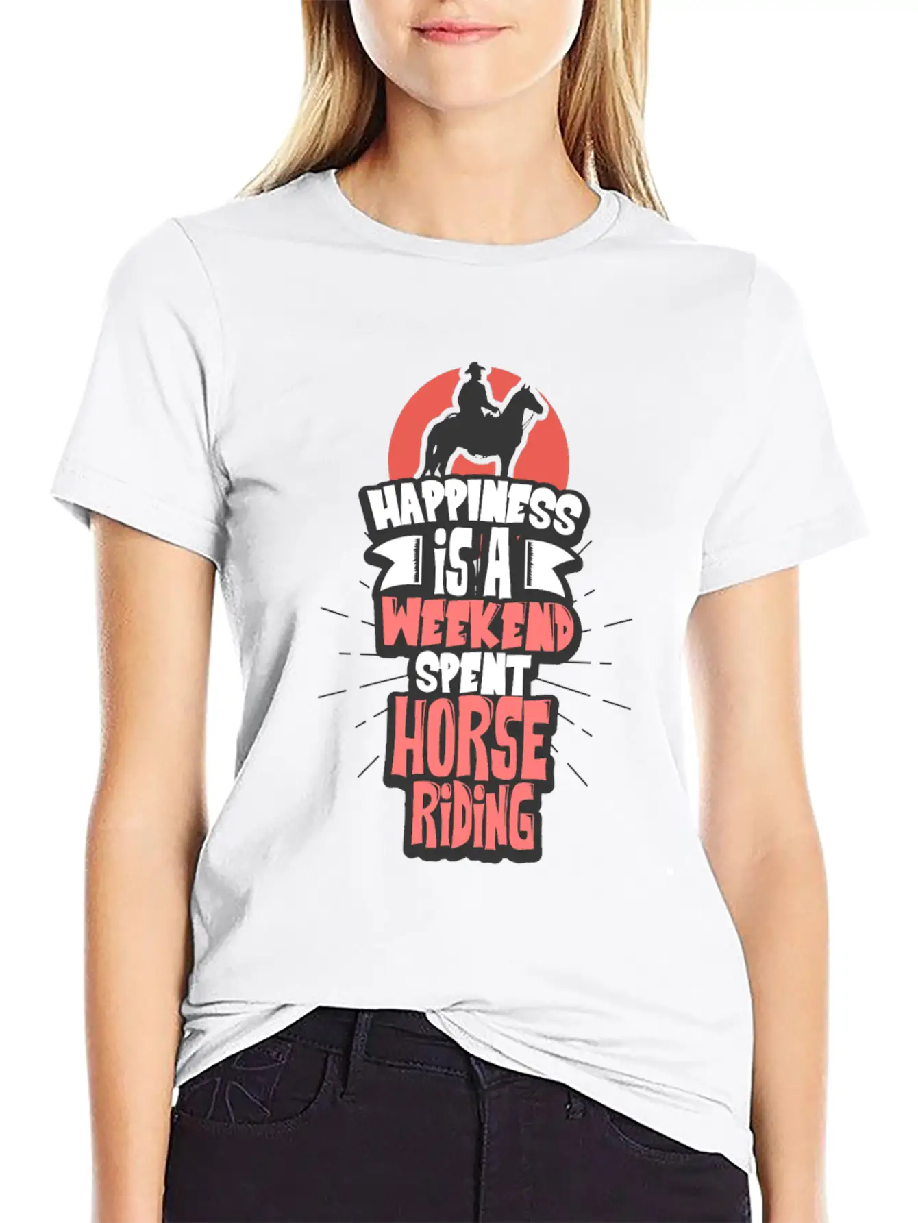 Horse Rider Horseman Stylish Everyday T-Shirt – Unisex Basic Cotton Tee