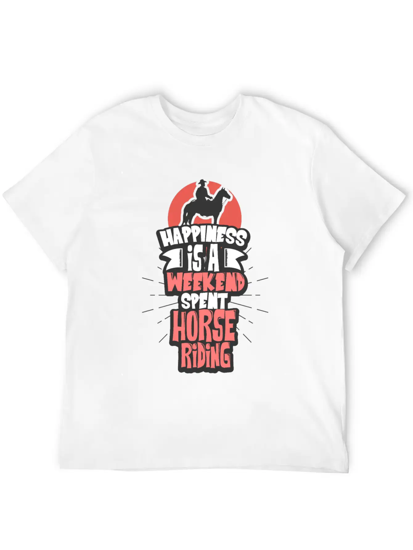 Horse Rider Horseman Stylish Everyday T-Shirt – Unisex Basic Cotton Tee