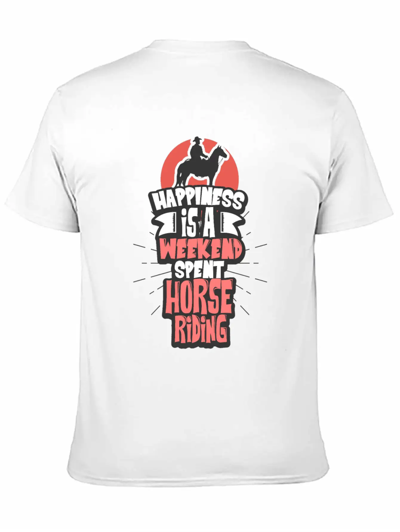 Horse Rider Horseman Stylish Everyday T-Shirt – Unisex Basic Cotton Tee