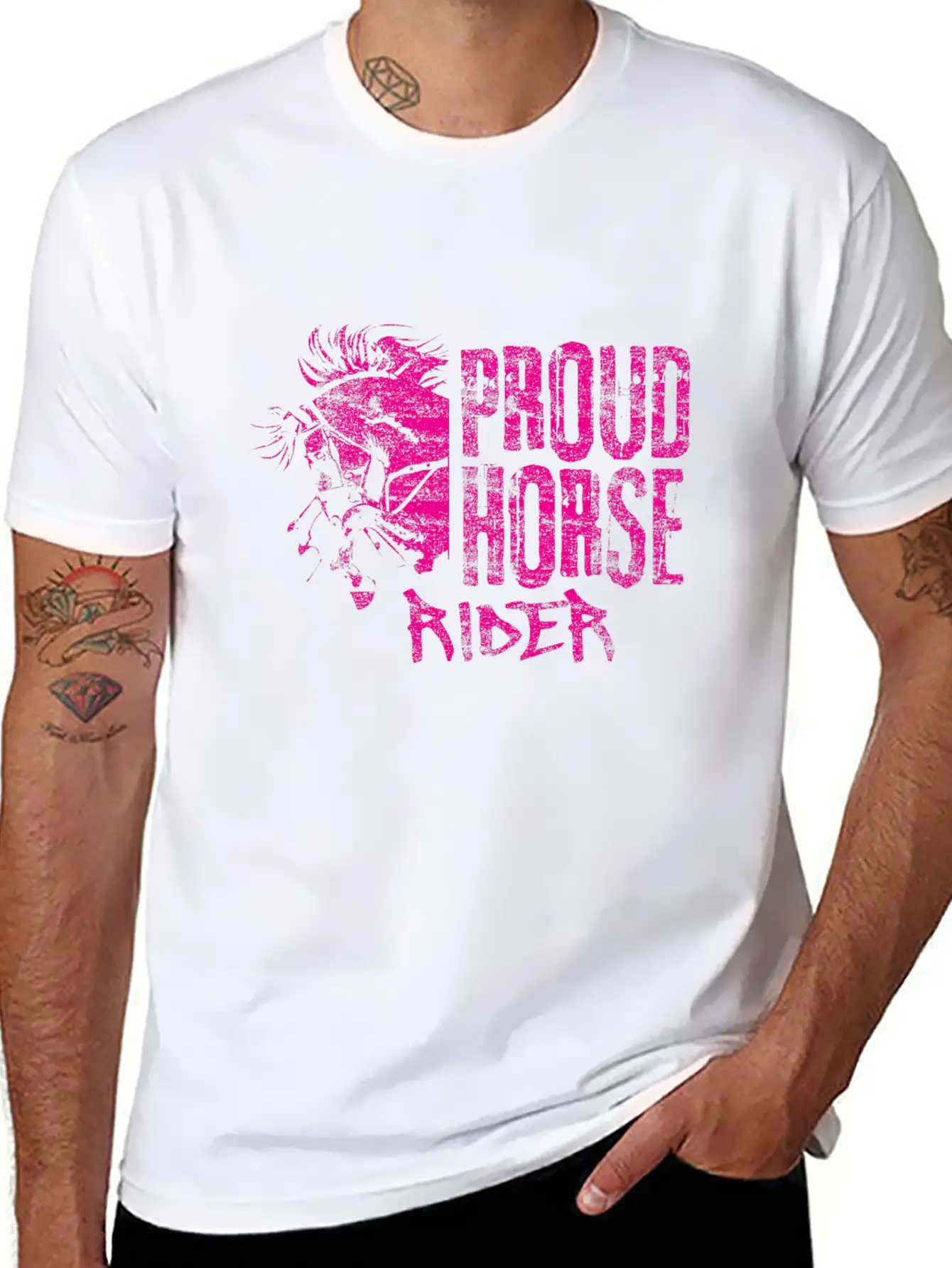Horse Riding Gift Stylish Everyday T-Shirt – Unisex Basic Cotton Tee