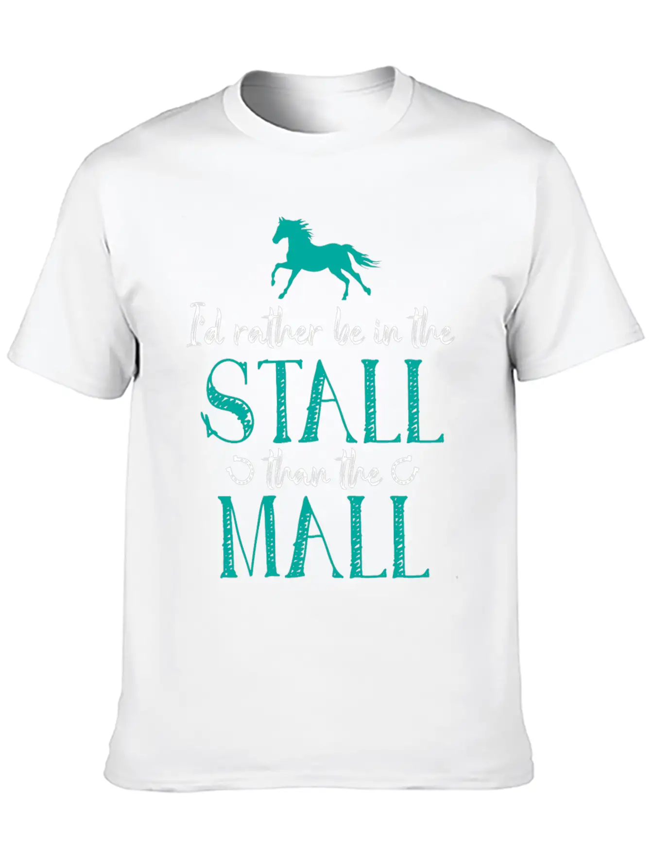 Horses Equestrian Rider Classic Cotton Tee – Unisex Comfort For Any Season