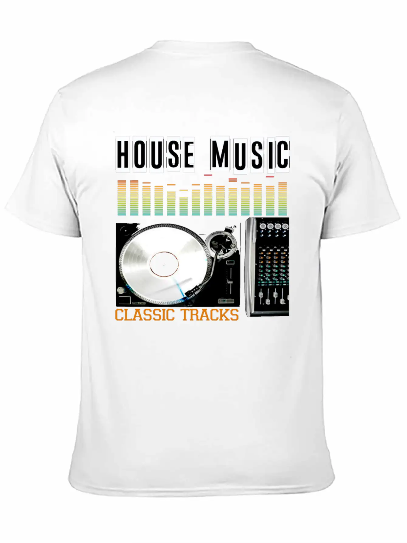 HOUSE MUSIC CLASSIC TRACKS Basic Graphic T-Shirt – Daily Comfort In Soft Cotton