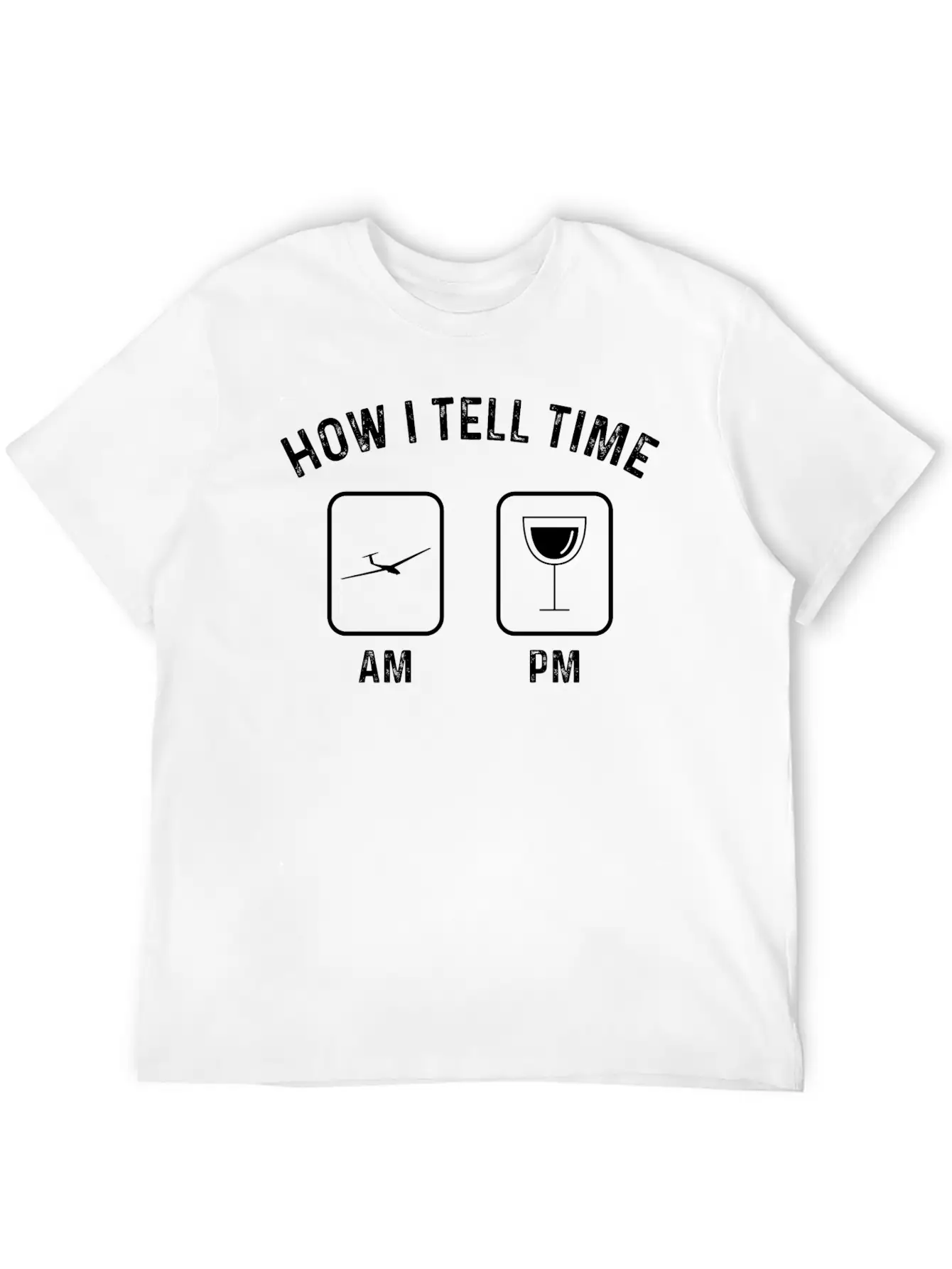 How I Tell Time Am Pm 2 - (B) Basic Graphic T-Shirt – Daily Comfort In Soft Cotton