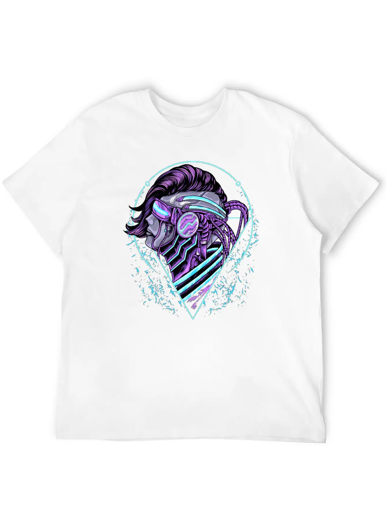 Human Cyberpunk Stylish Everyday T-Shirt – Unisex Basic Cotton Tee