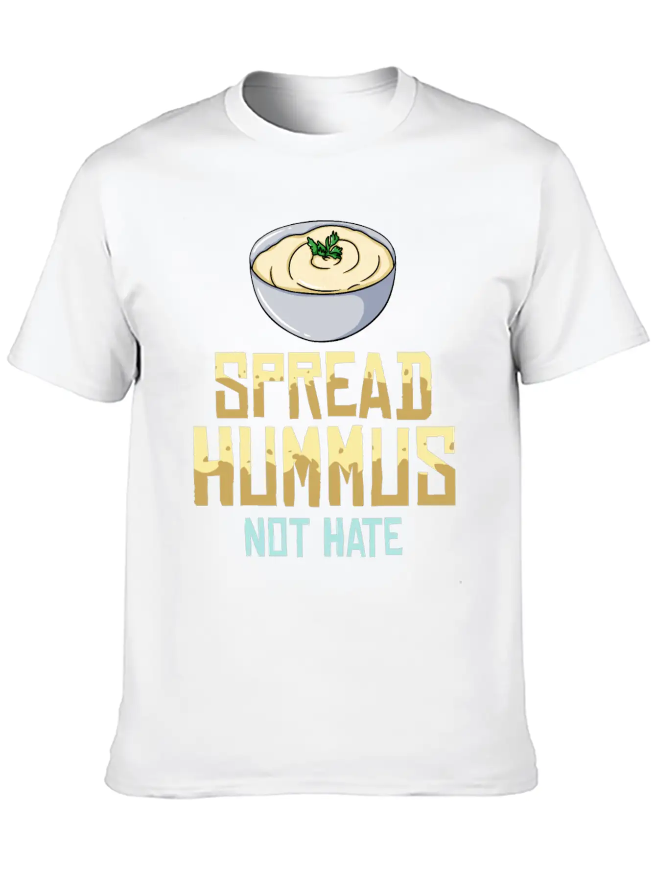 Hummus Healthy Gift Recipes Black Bean Breathable Graphic T-Shirt – Perfect For Casual Days