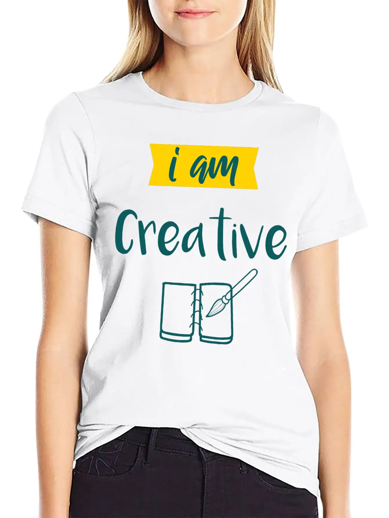 I Am Creative Maler Künstler Geschenk Unisex Casual T-Shirt – Clean Design For Daily Comfort
