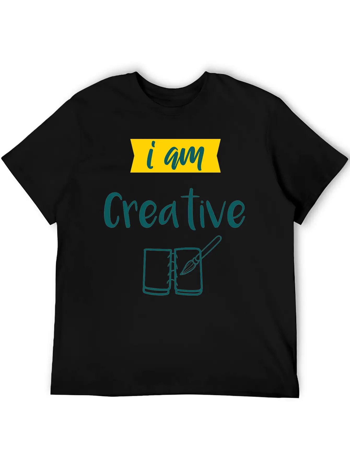 I Am Creative Maler Künstler Geschenk Unisex Casual T-Shirt – Clean Design For Daily Comfort