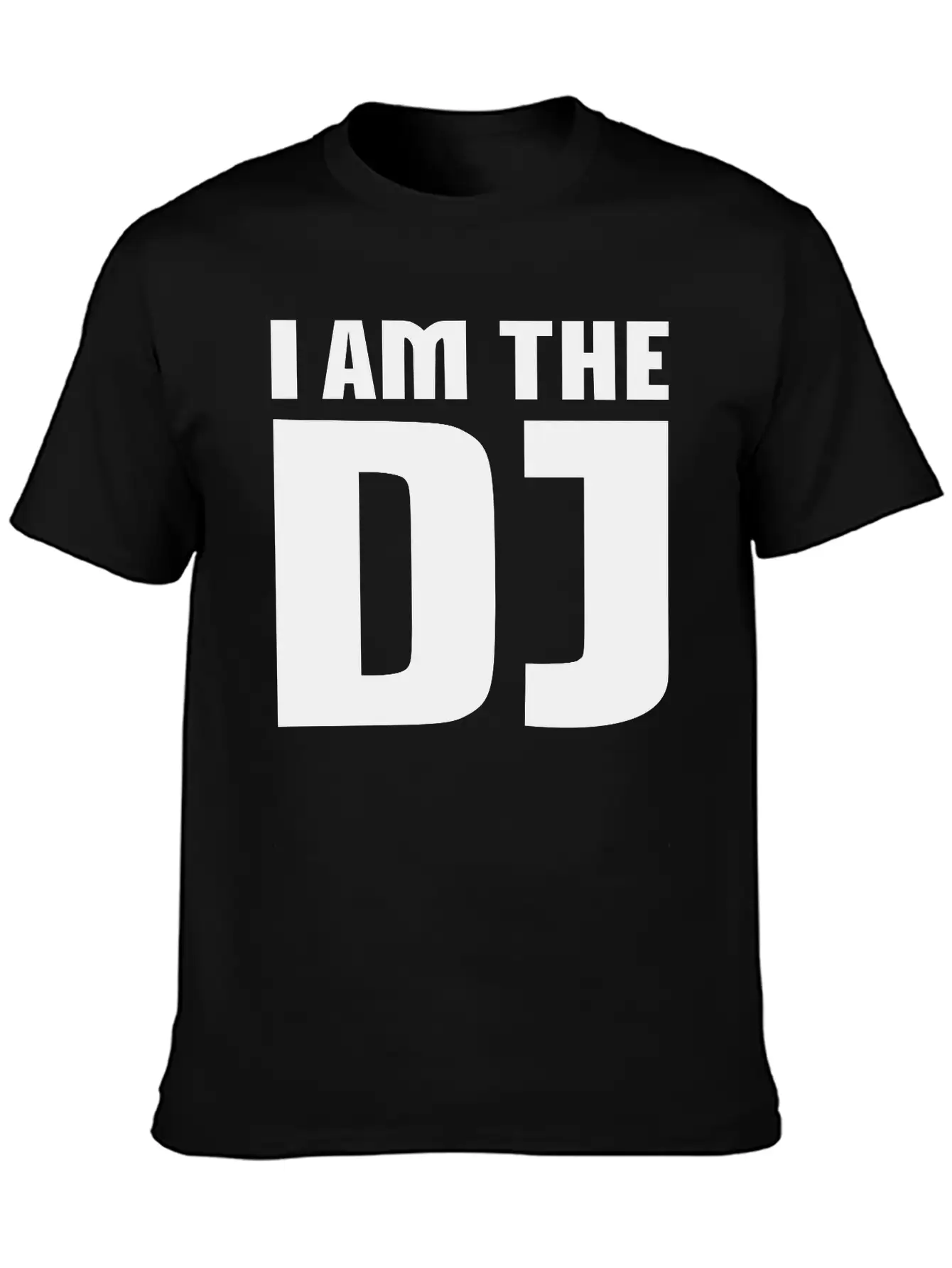 I Am The DJ Basic Graphic T-Shirt – Daily Comfort In Soft Cotton