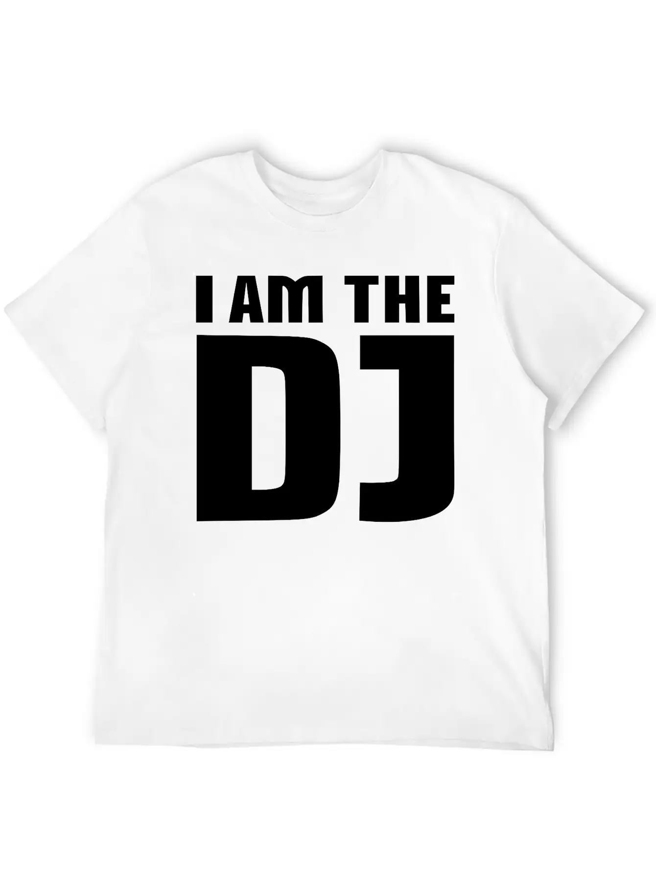 I Am The DJ Basic Graphic T-Shirt – Daily Comfort In Soft Cotton