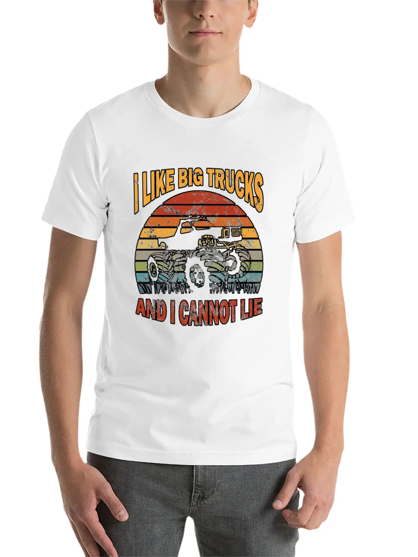 I Like Big Trucks And I Cannot Lie L Monstertruck Classic Cotton Tee – Unisex Comfort For Any Season