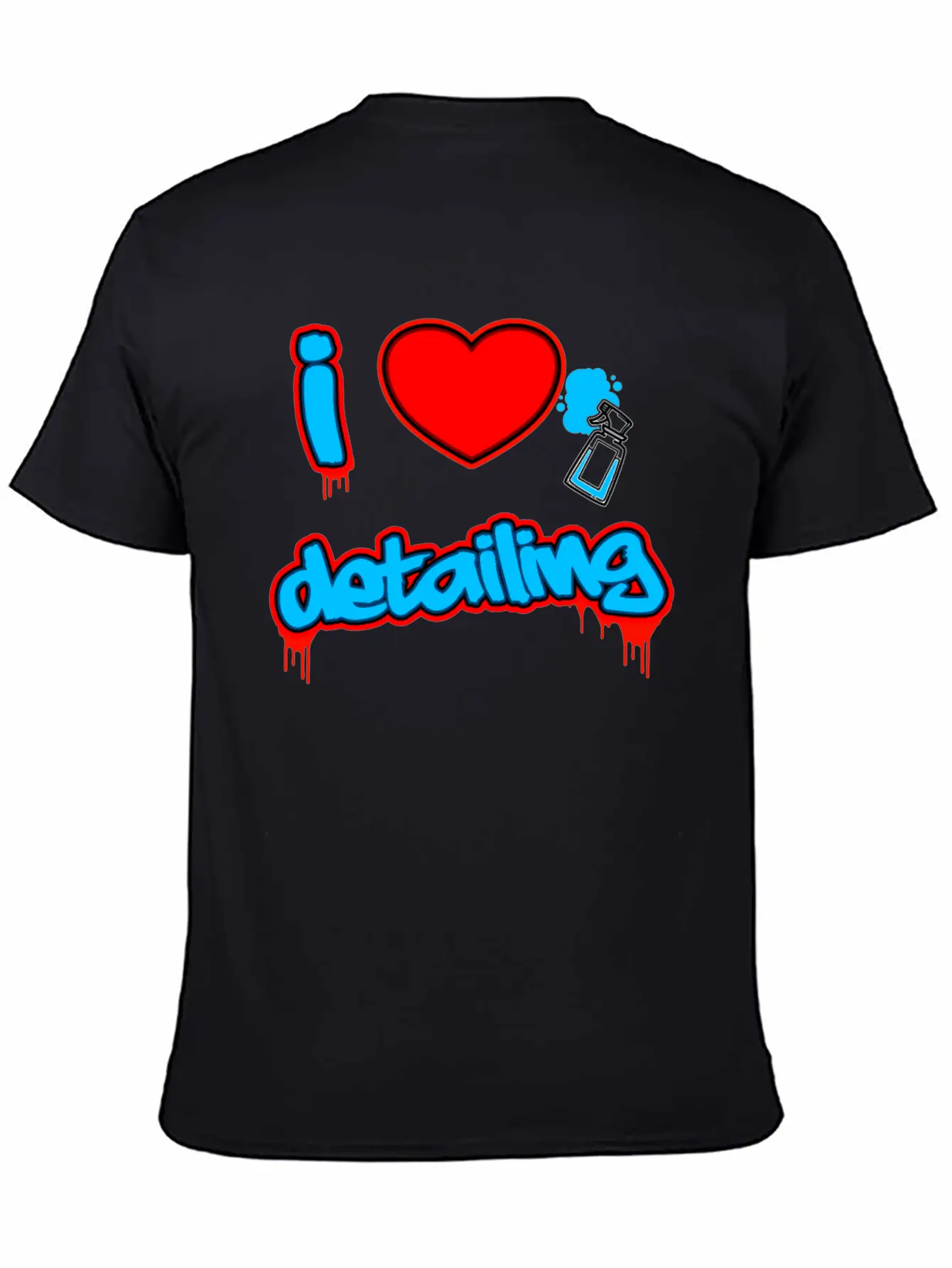 I Love Detailing Car Detailer Stylish Everyday T-Shirt – Unisex Basic Cotton Tee