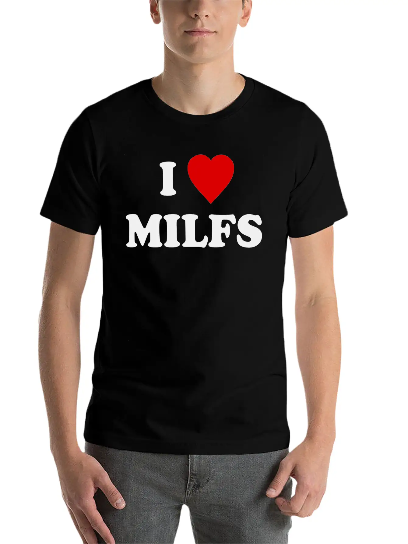I Love Milfs Basic Graphic T-Shirt – Daily Comfort In Soft Cotton