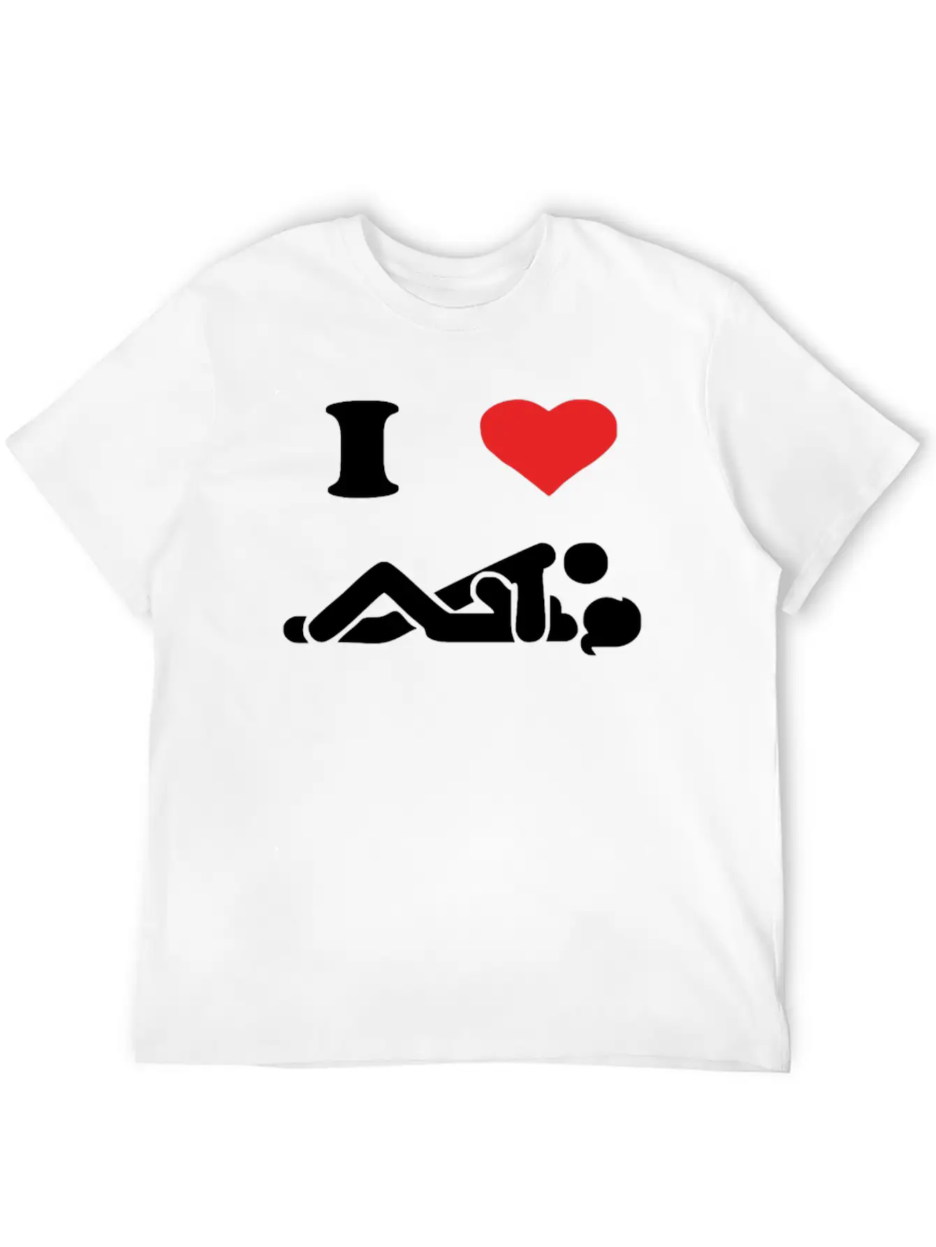 I LOVE SEX FUNNY Basic Graphic T-Shirt – Daily Comfort In Soft Cotton