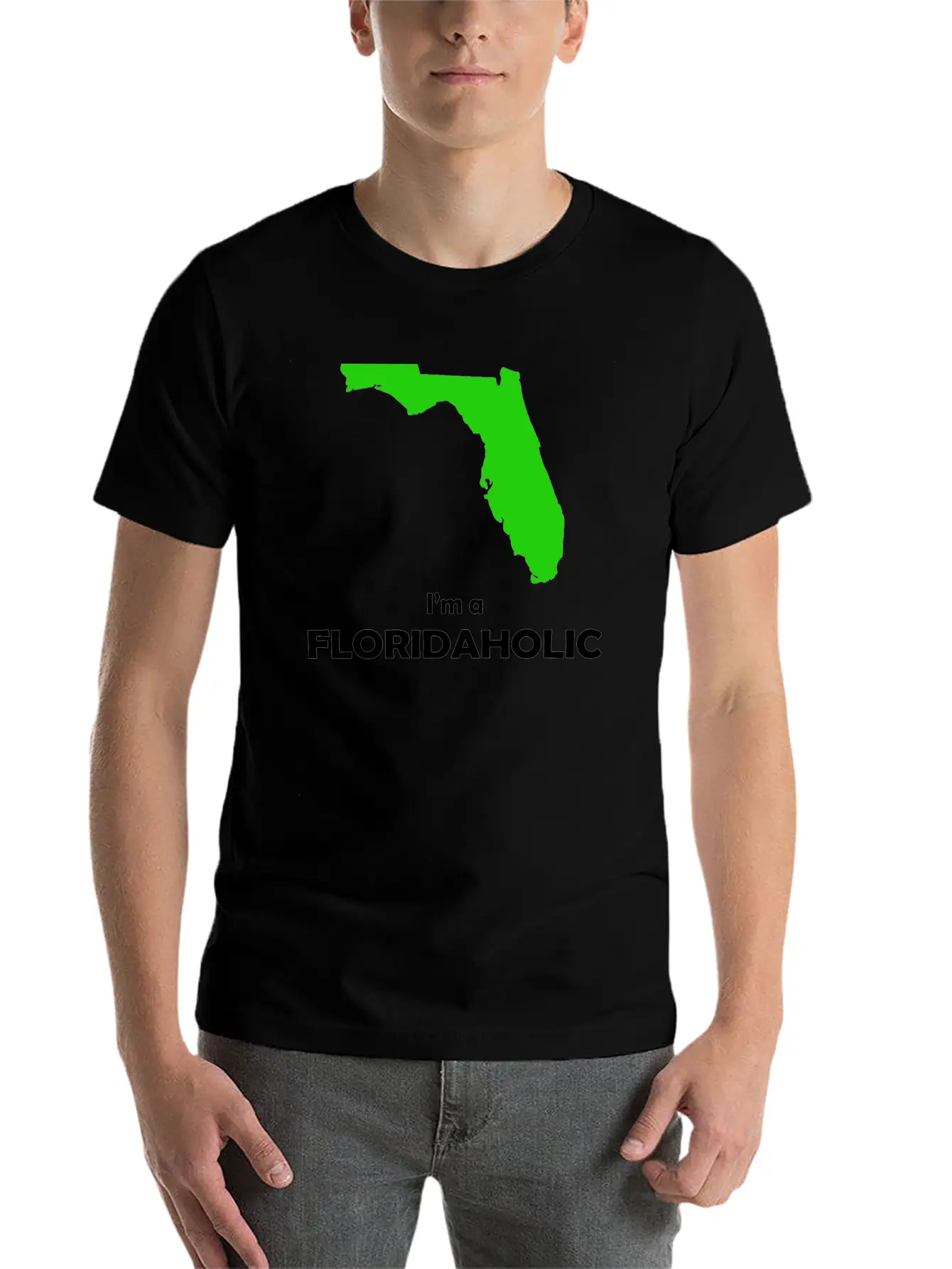 I M A Floridaholic Stylish Everyday T-Shirt – Unisex Basic Cotton Tee