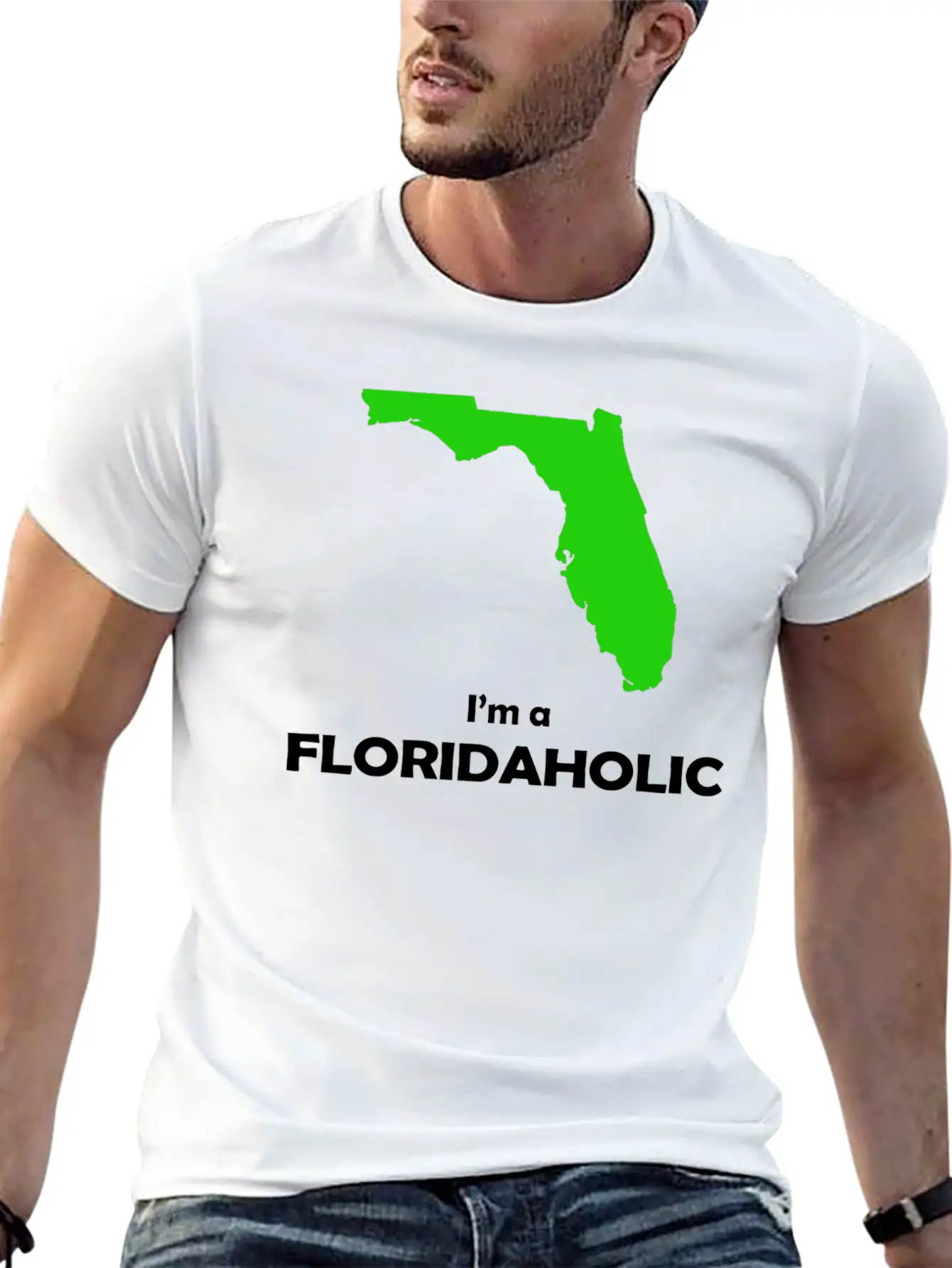 I M A Floridaholic Stylish Everyday T-Shirt – Unisex Basic Cotton Tee
