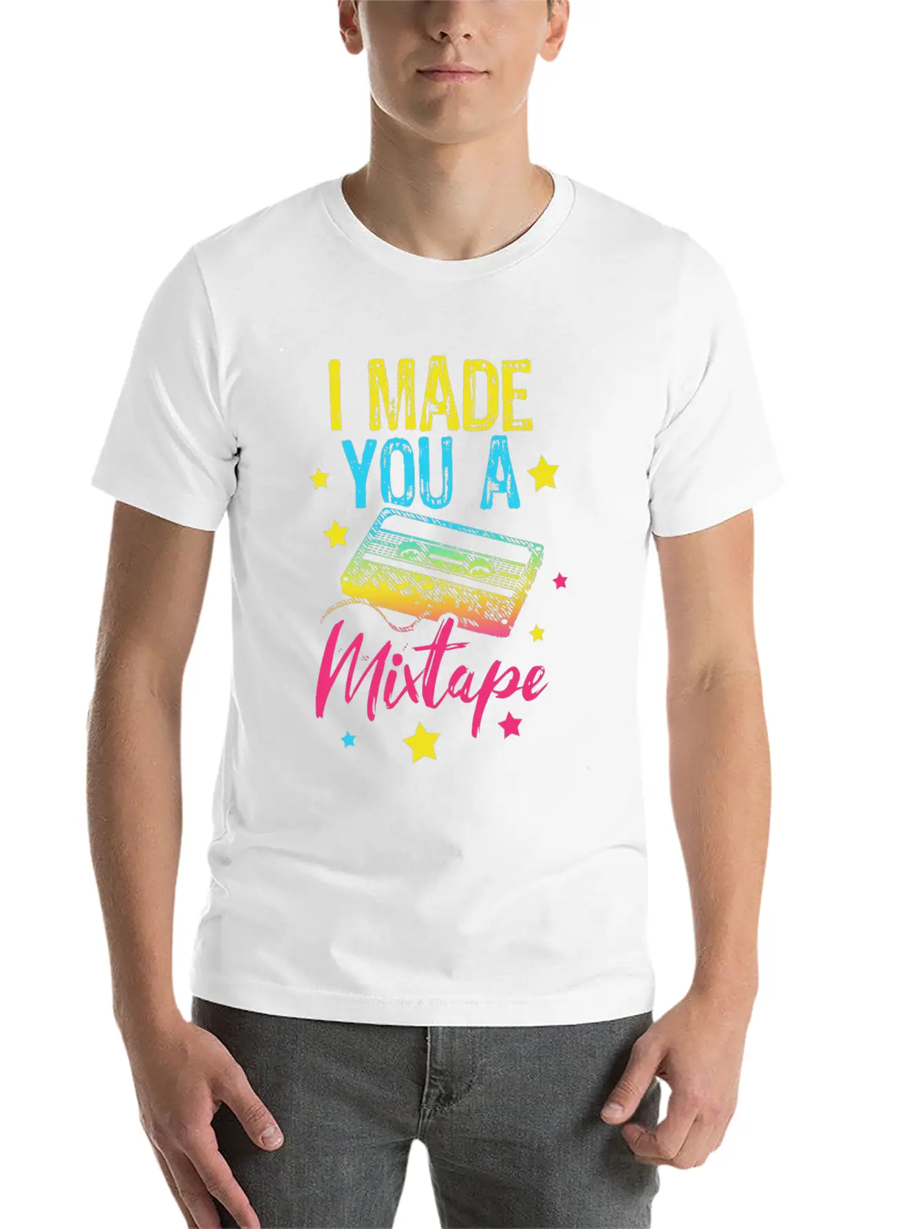 I Made You A Mixtape Basic Graphic T-Shirt – Daily Comfort In Soft Cotton