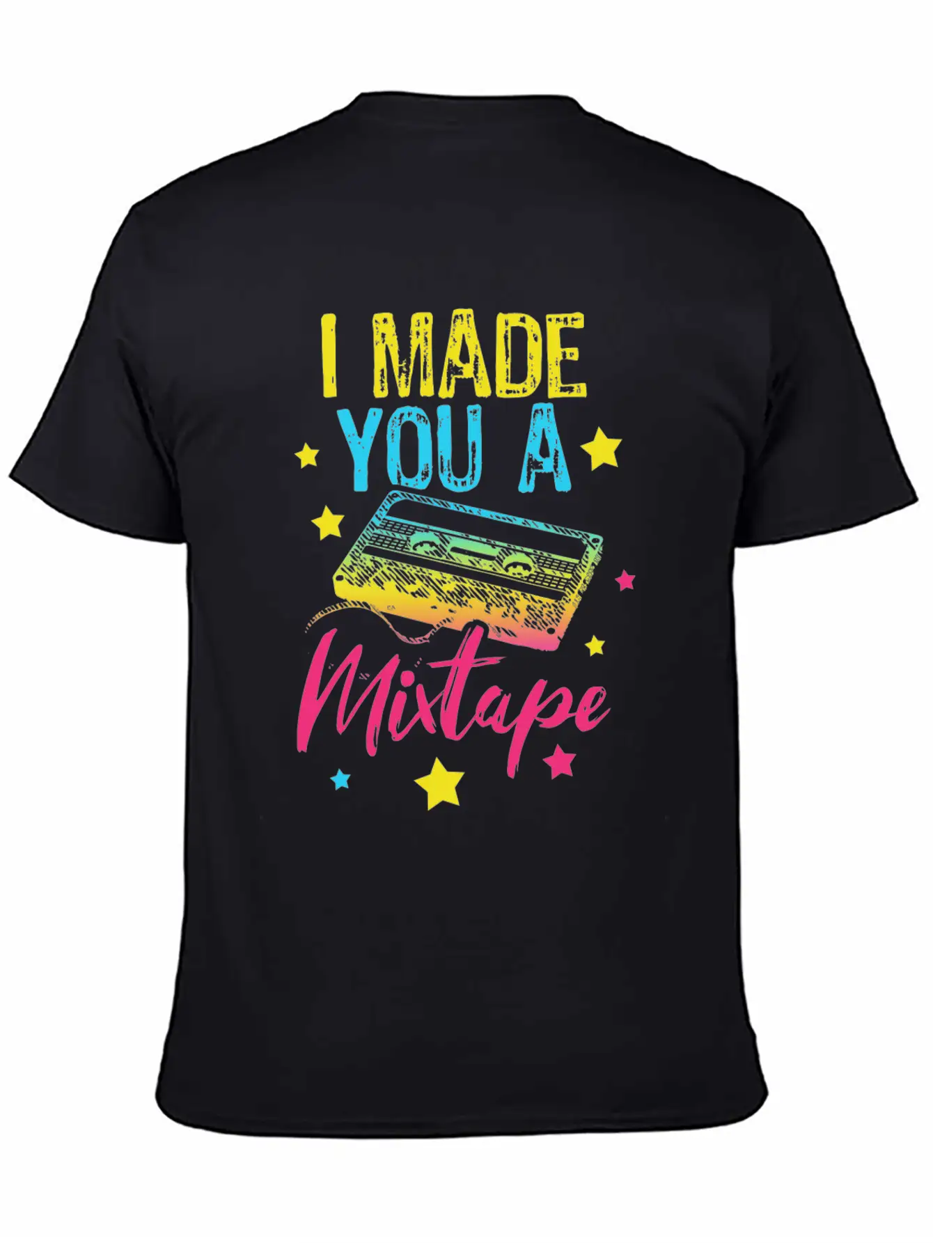 I Made You A Mixtape Basic Graphic T-Shirt – Daily Comfort In Soft Cotton