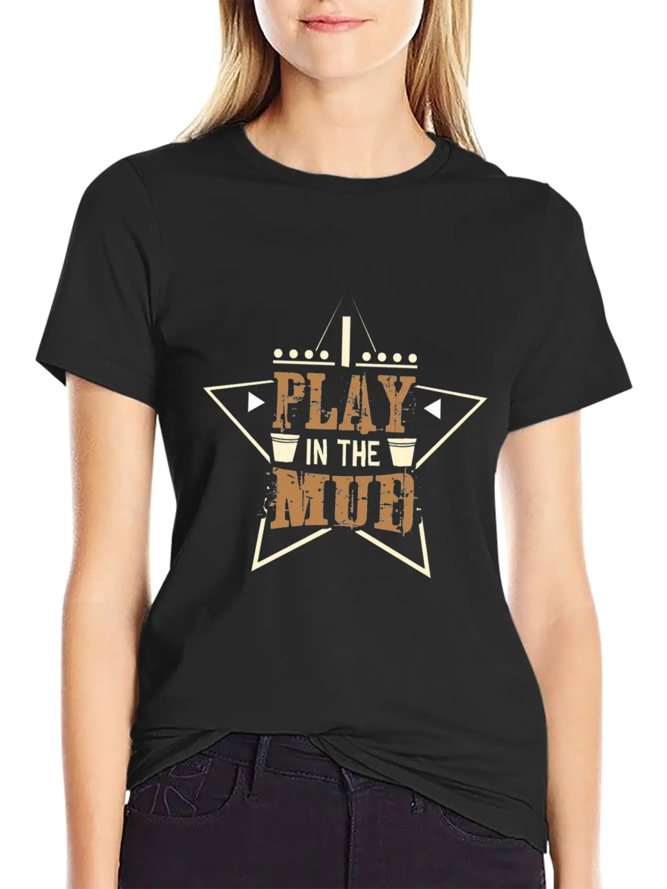 I Play In The Mud Relaxed Everyday Tee – Lightweight And Durable Cotton