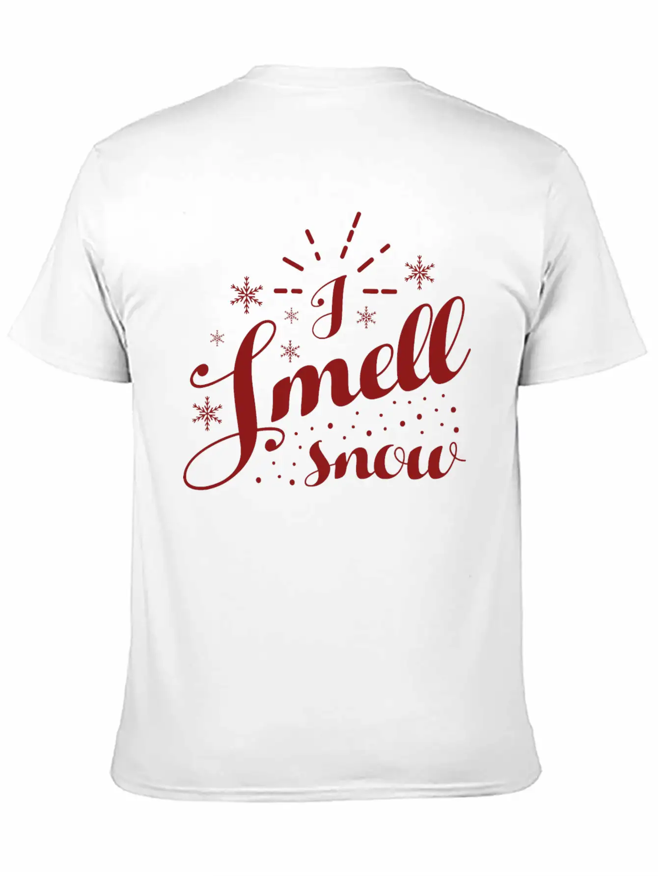 I Smell Snow Simple Everyday Graphic Tee – Lightweight Summer Wear