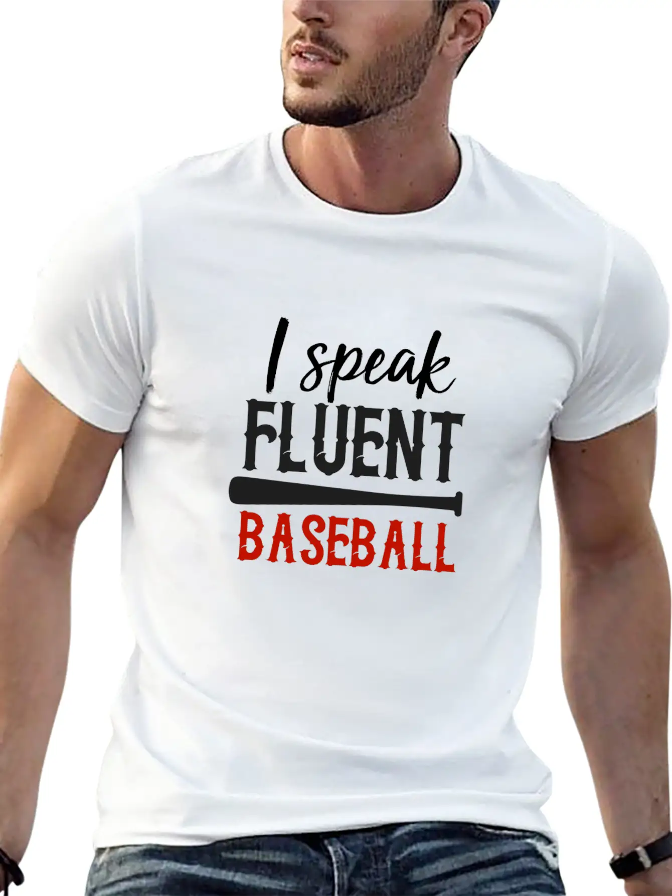 I Speak Fluent Baseball Stylish Everyday T-Shirt – Unisex Basic Cotton Tee