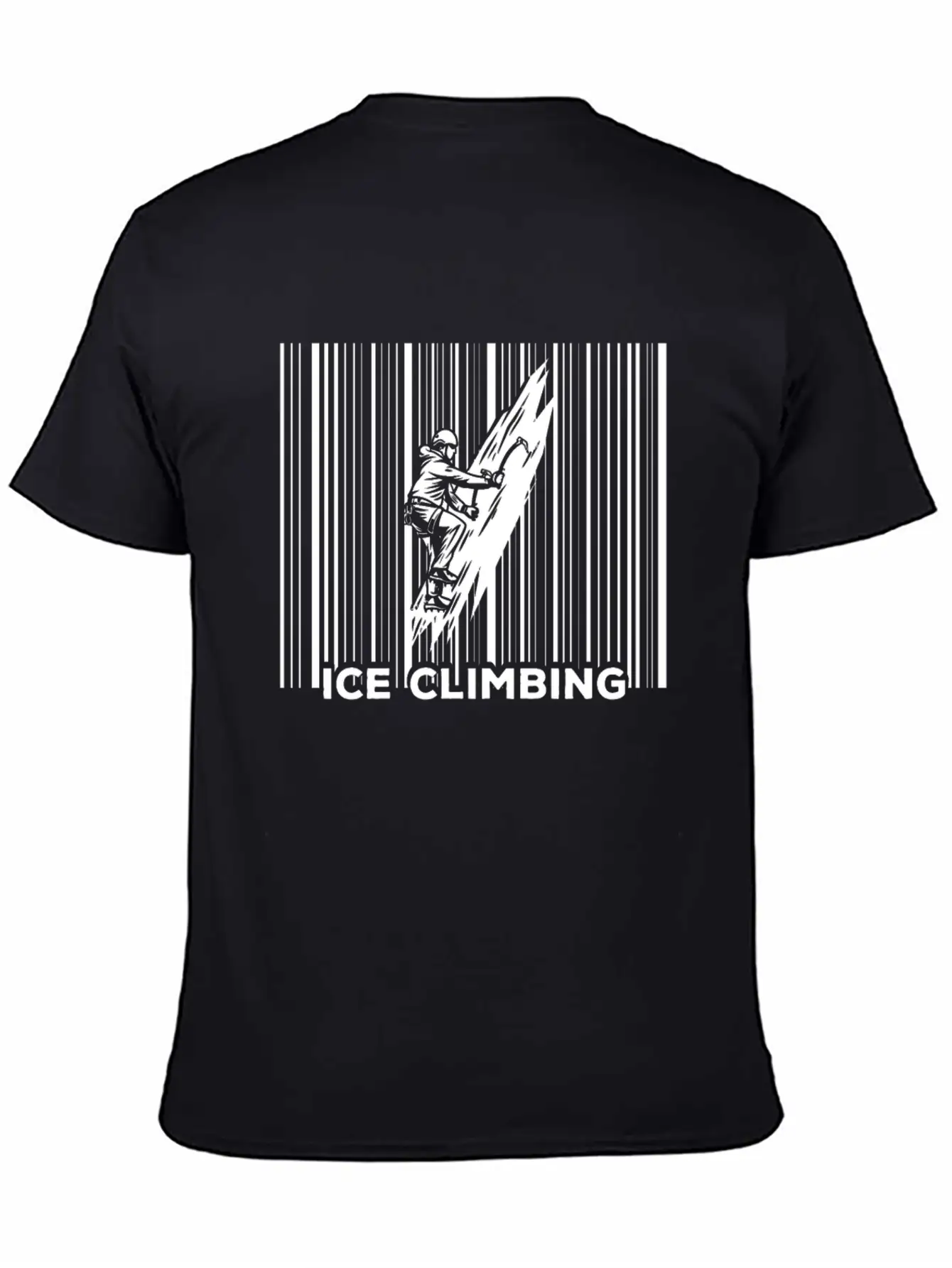Ice Climbing Adventure Climber Lightweight Cotton T-Shirt – Daily Comfort Graphic Shirt