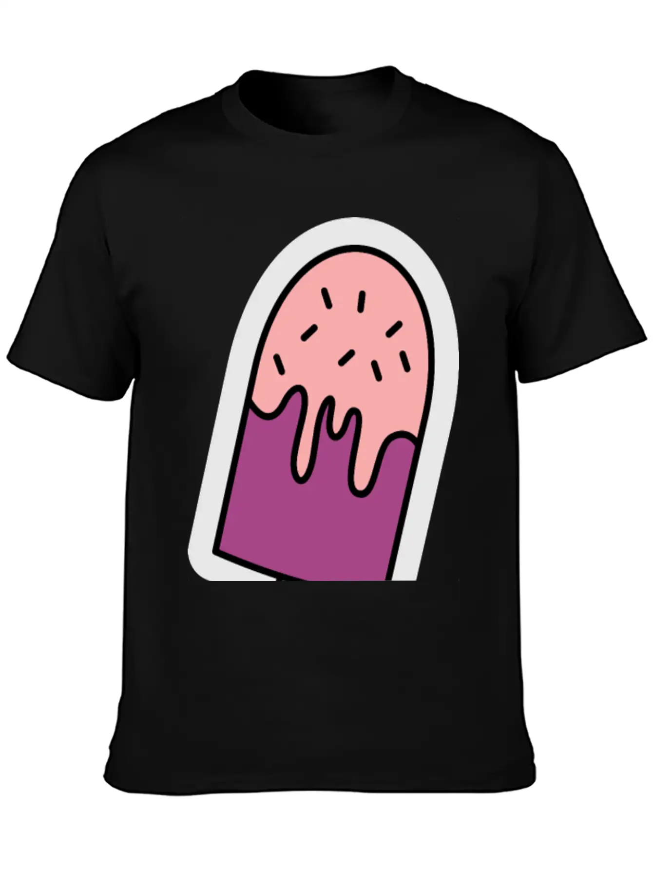 Ice Cream Pop, Popsicle, Relaxed Everyday Tee – Lightweight And Durable Cotton