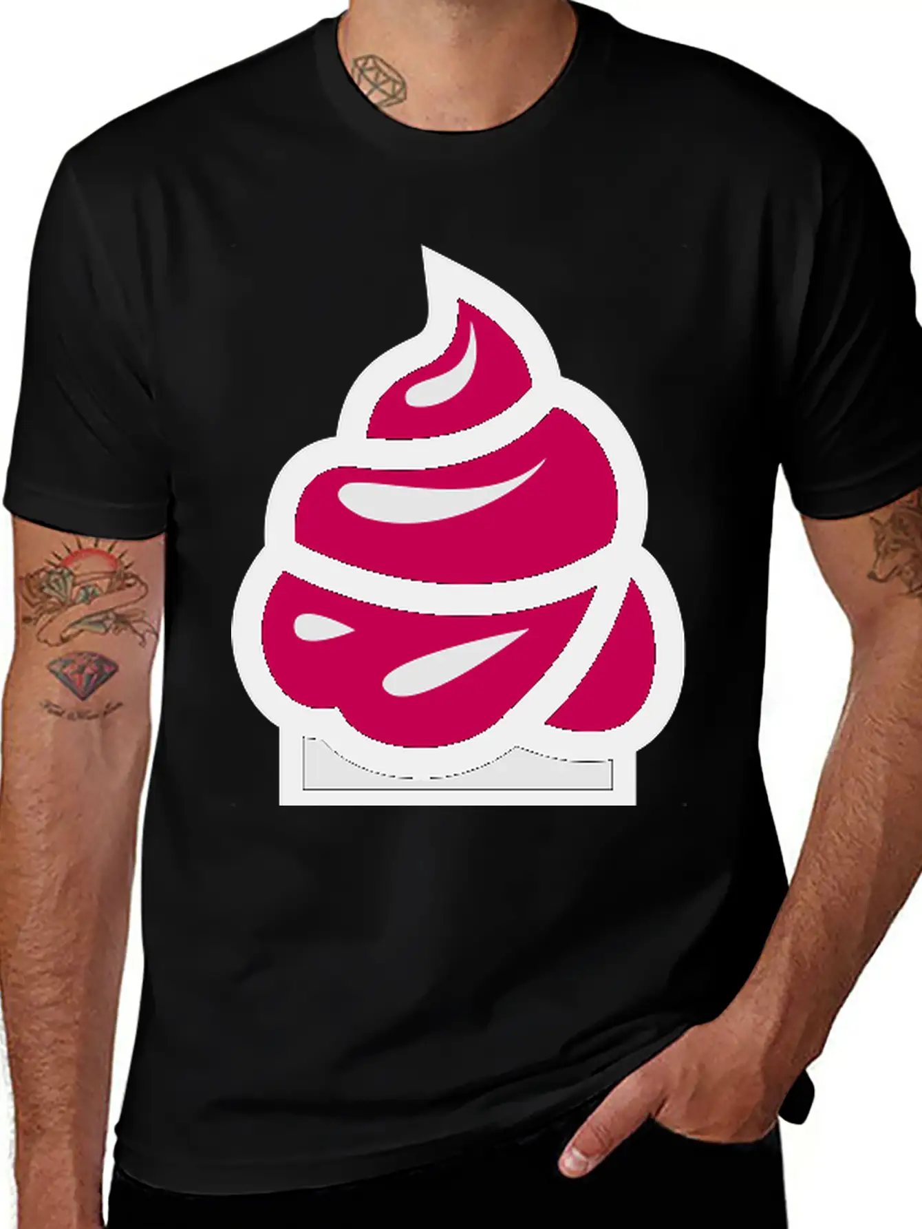 Ice Cream Stylish Everyday T-Shirt – Unisex Basic Cotton Tee