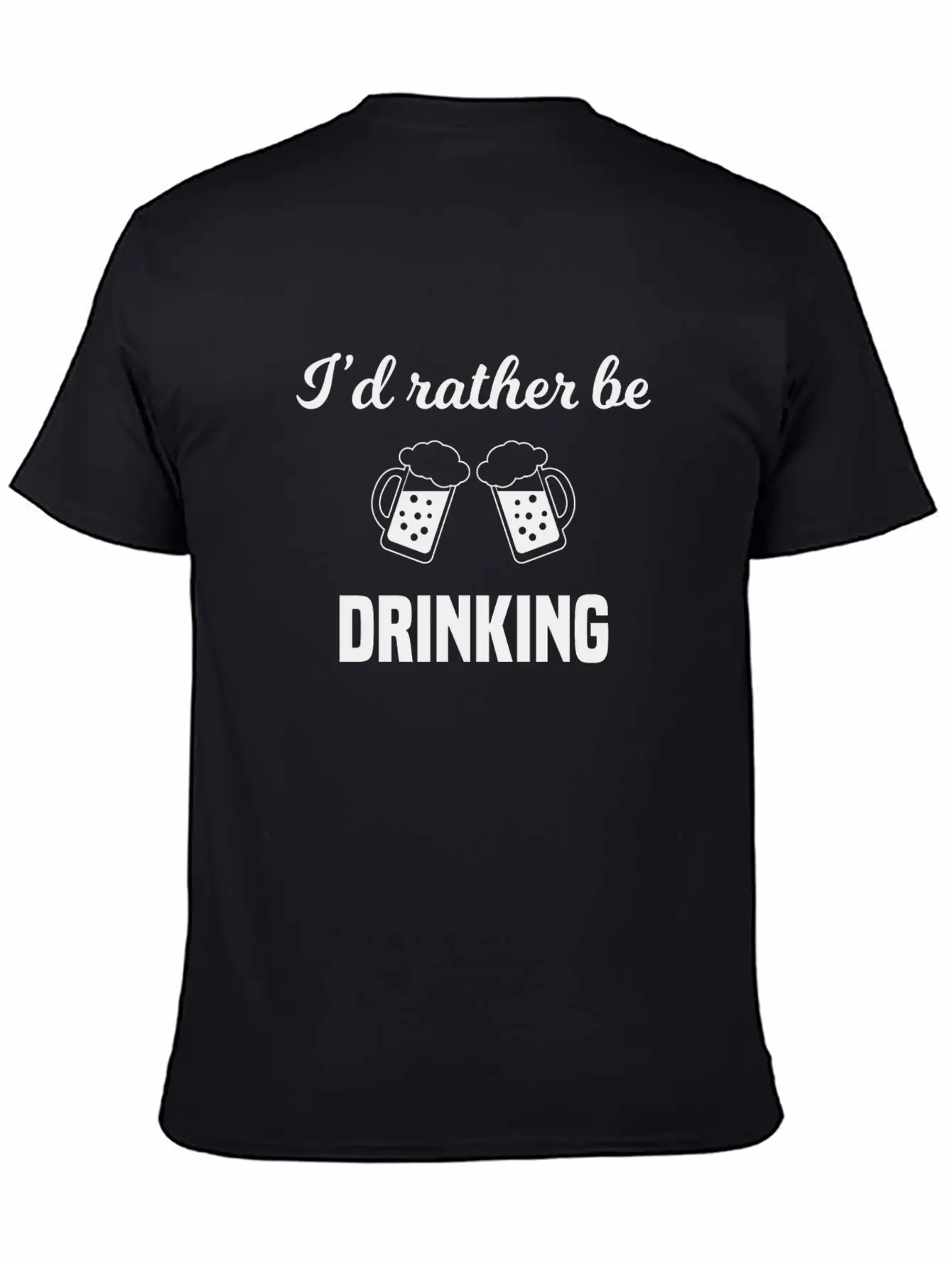 I'd Rather Be Drinking Classic Cotton Tee – Unisex Comfort For Any Season