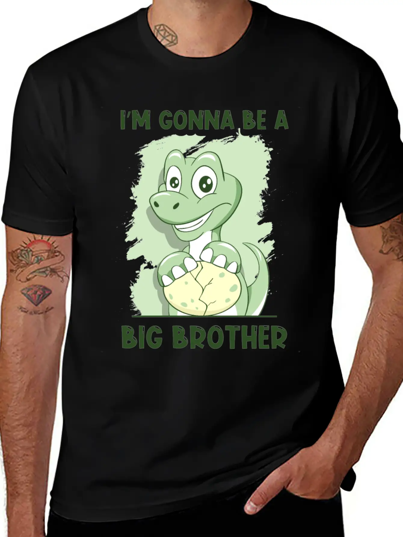 I'll Be Big Brother Sweet Funny Basic Graphic T-Shirt – Daily Comfort In Soft Cotton