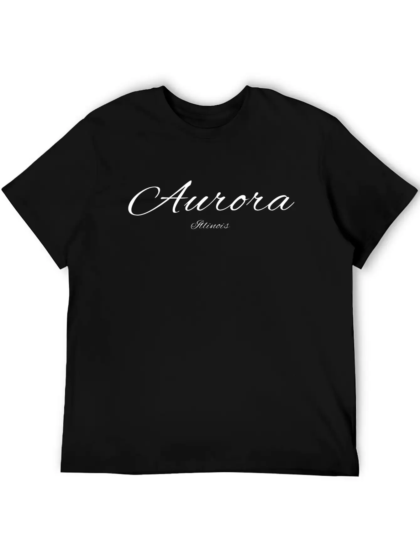 Illinois Aurora US DESIGN EDITION Unisex Casual T-Shirt – Clean Design For Daily Comfort
