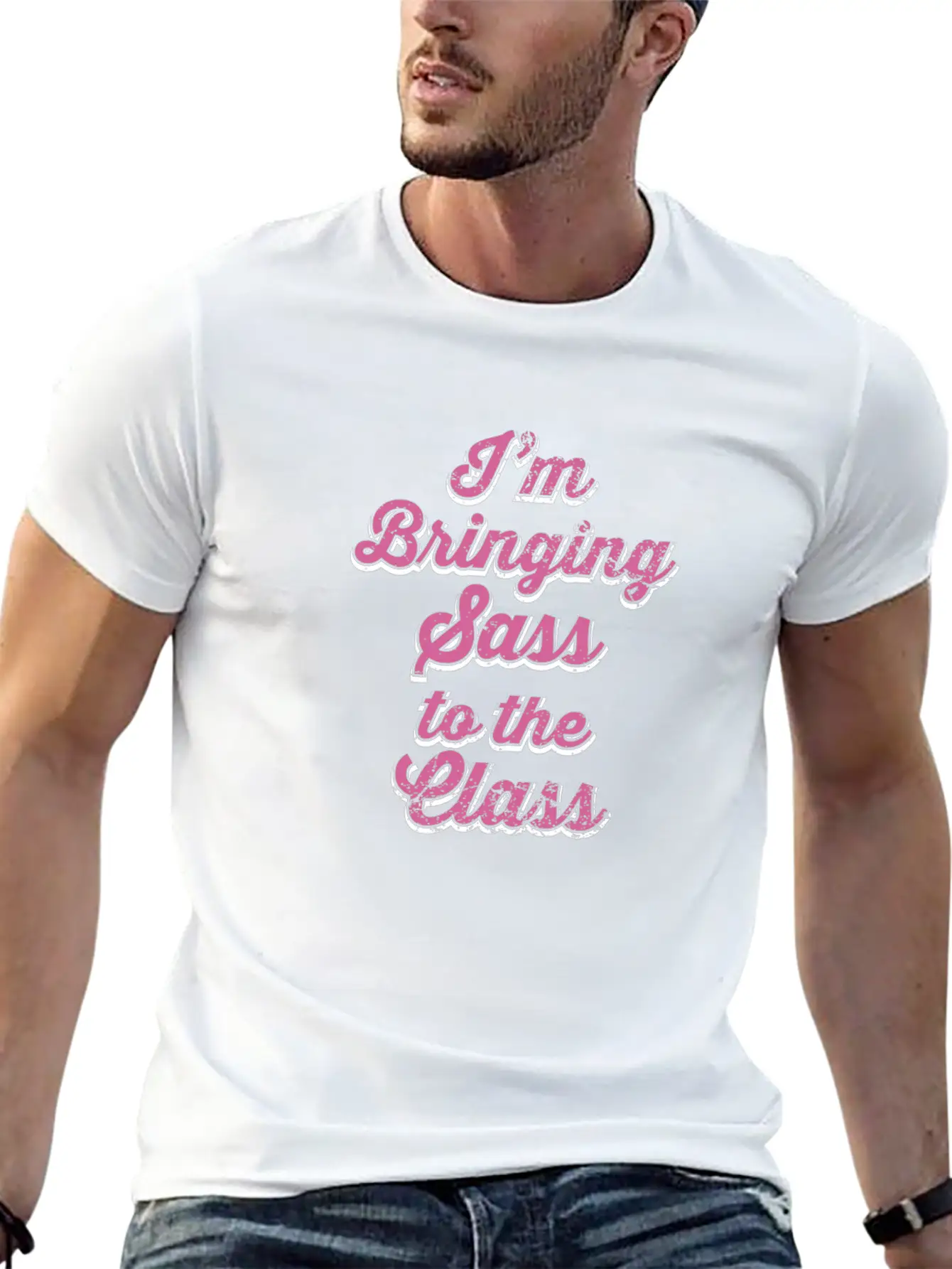 I'm Bringing Sass To The Class Funny T-Shirt Stylish Everyday T-Shirt – Unisex Basic Cotton Tee