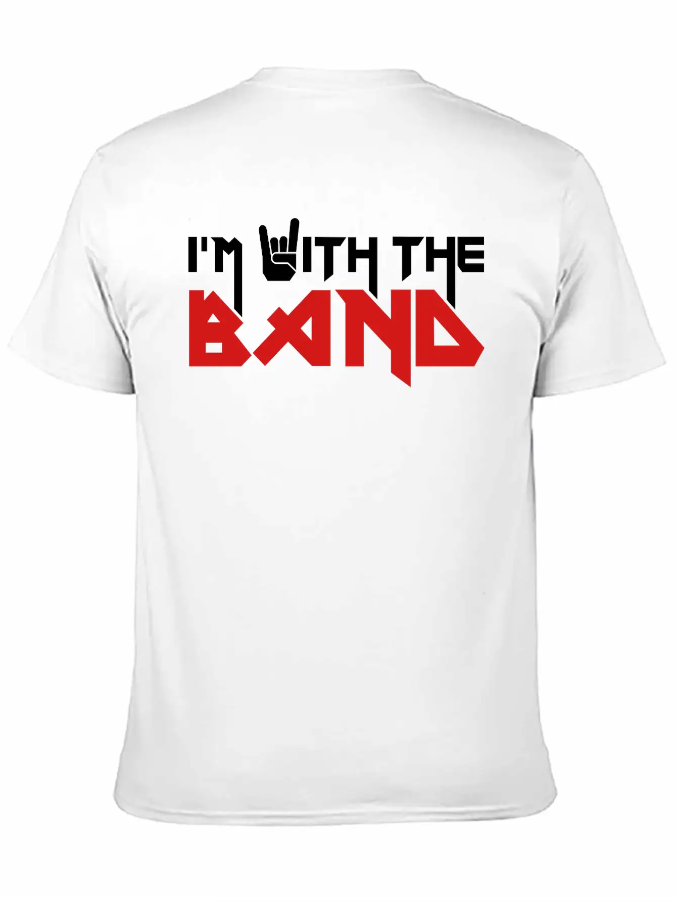 I'm With The Band Stylish Everyday T-Shirt – Unisex Basic Cotton Tee
