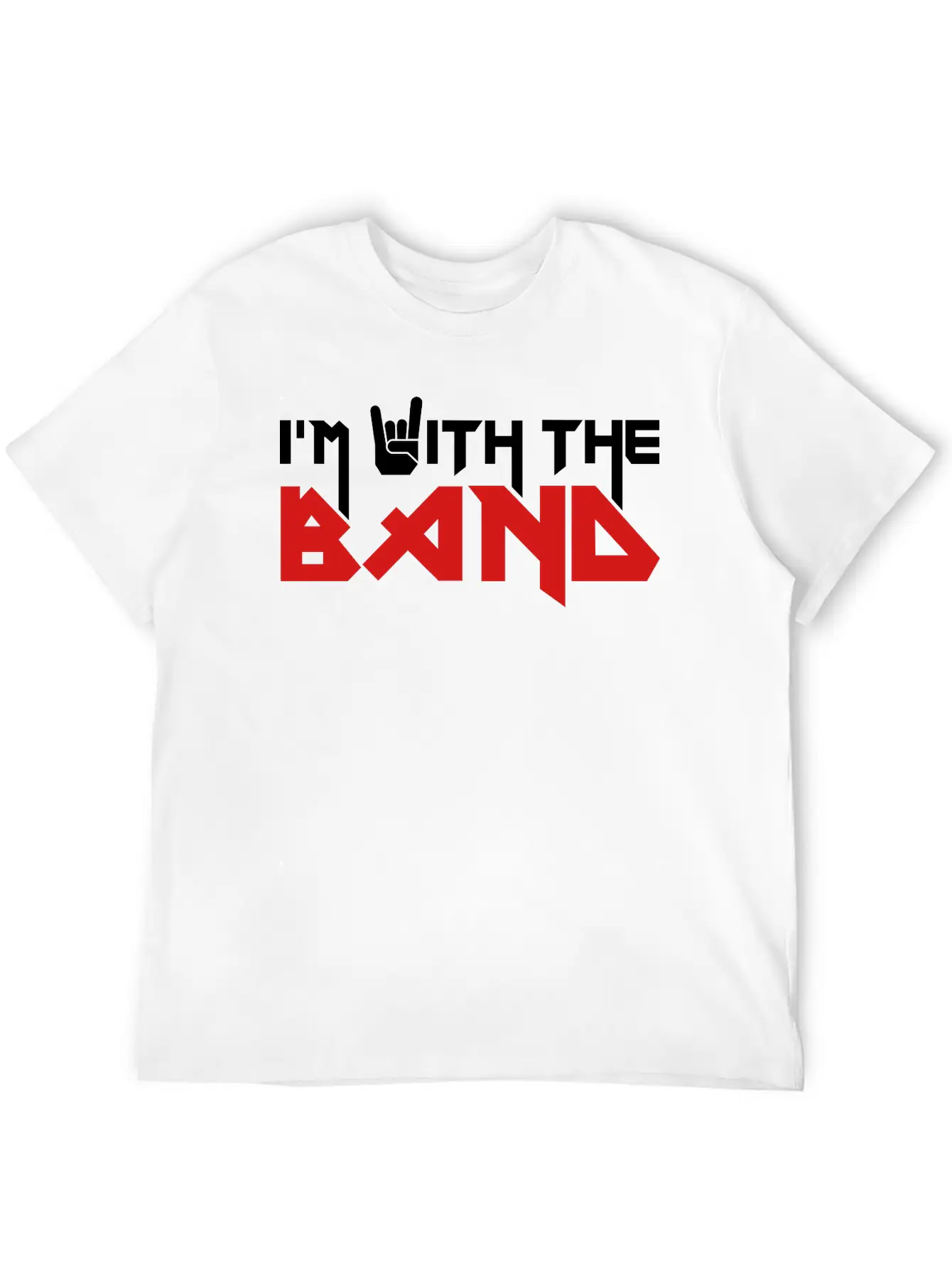 I'm With The Band Stylish Everyday T-Shirt – Unisex Basic Cotton Tee