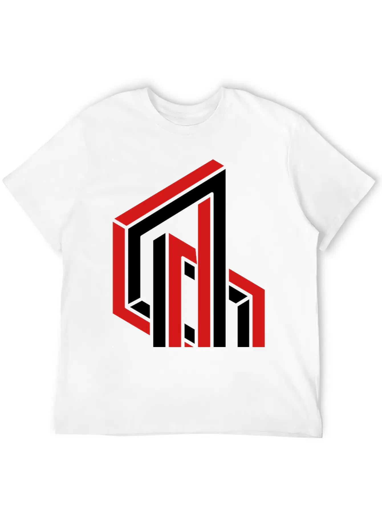 Impossible Figures 01A Basic Graphic T-Shirt – Daily Comfort In Soft Cotton