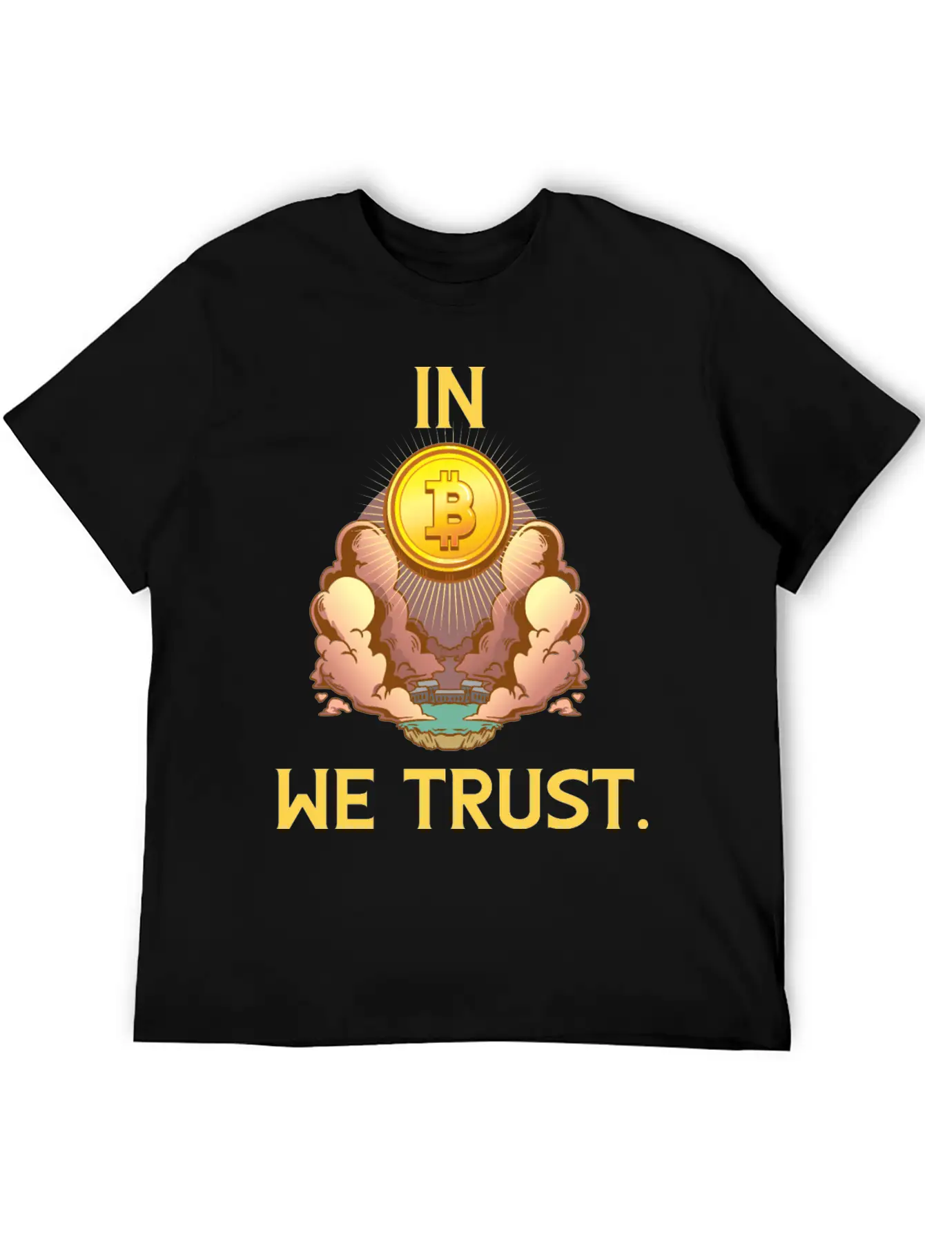 In Bitcoin We Trust Cryptocurrency Blockchain Love Classic Cotton Tee – Unisex Comfort For Any Season