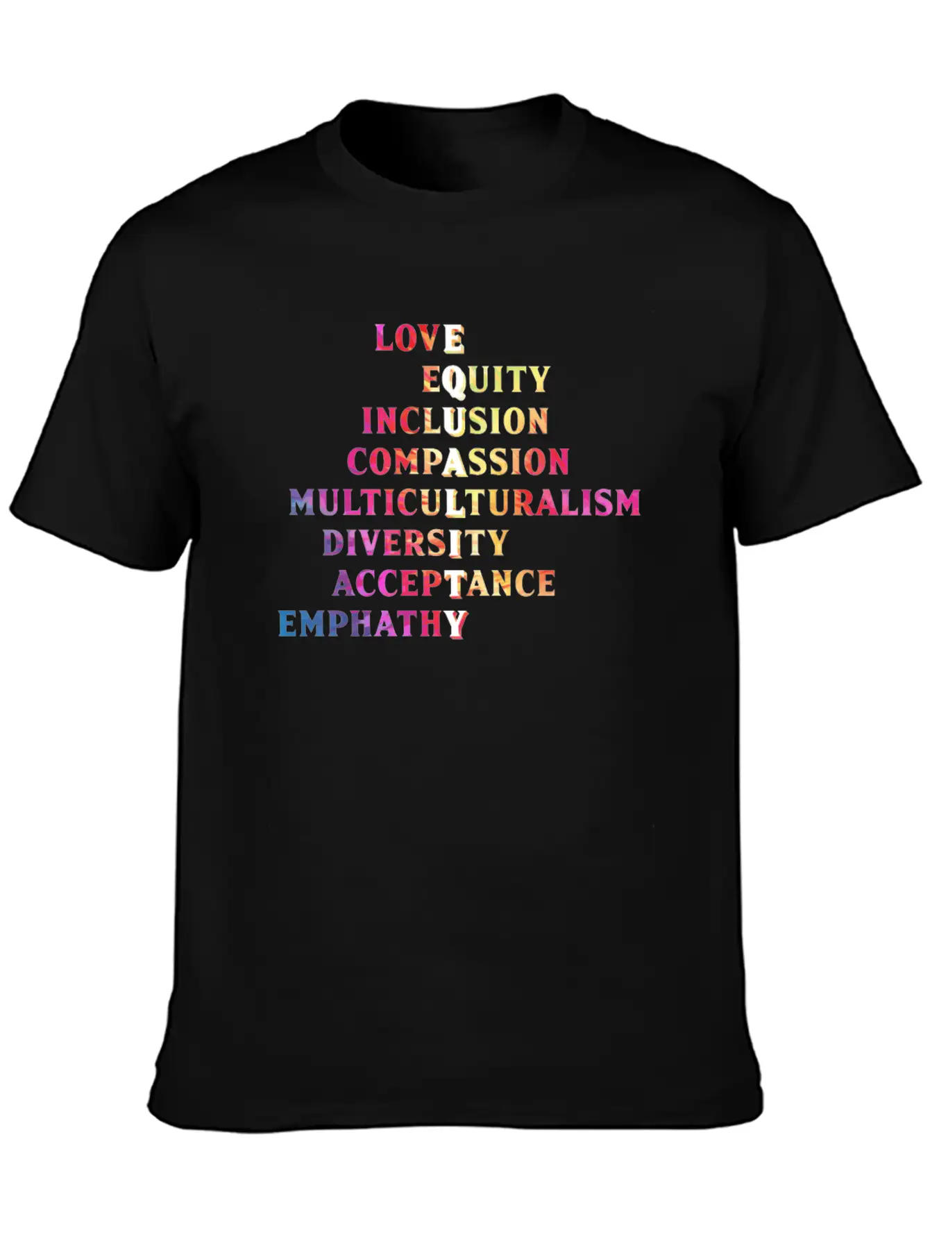 Inclusion Acceptance Handicap Solidarity Basic Graphic T-Shirt – Daily Comfort In Soft Cotton