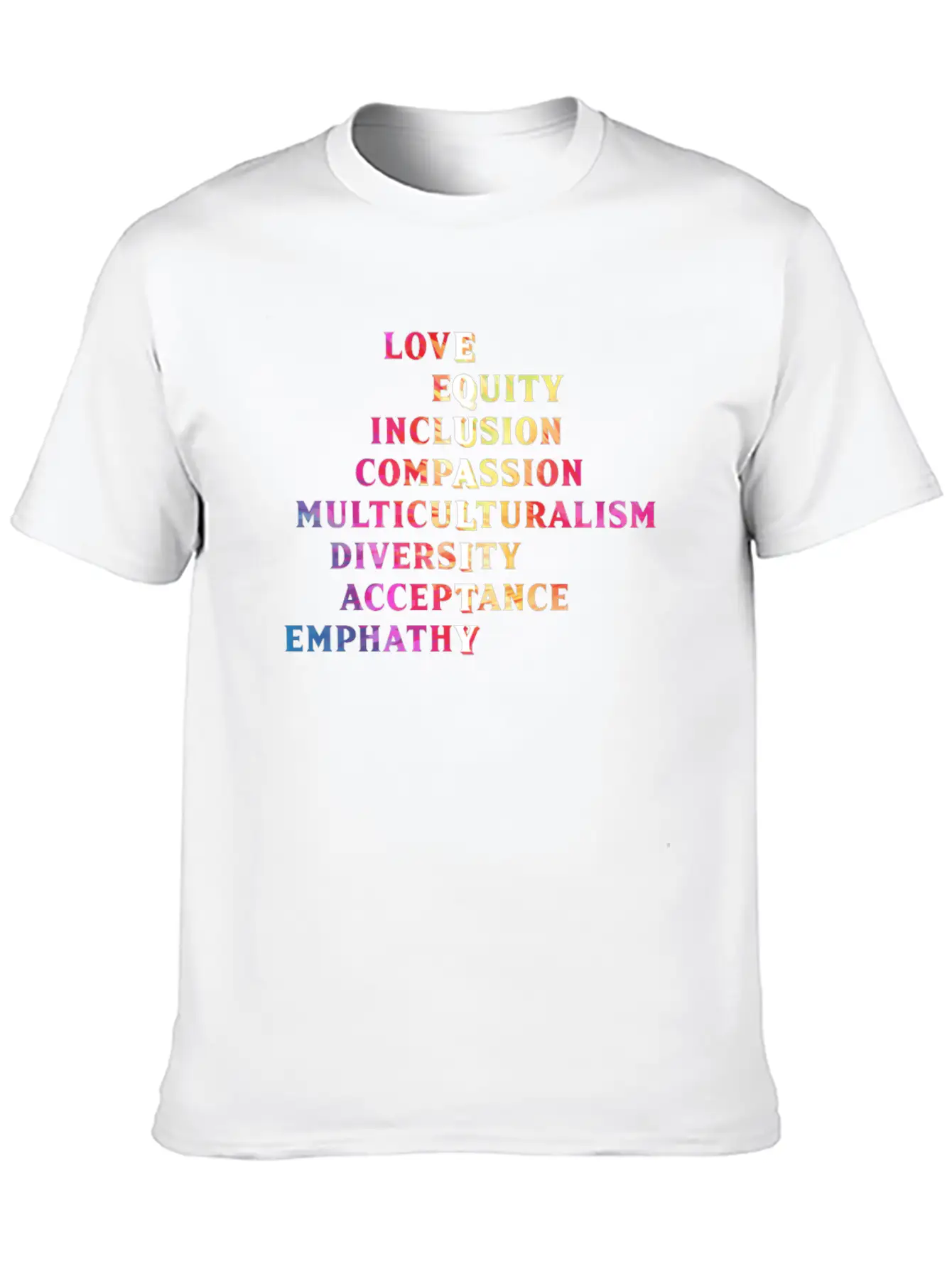 Inclusion Acceptance Handicap Solidarity Basic Graphic T-Shirt – Daily Comfort In Soft Cotton