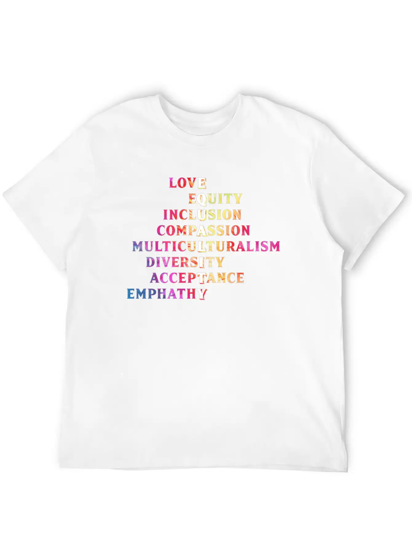 Inclusion Acceptance Handicap Solidarity Basic Graphic T-Shirt – Daily Comfort In Soft Cotton