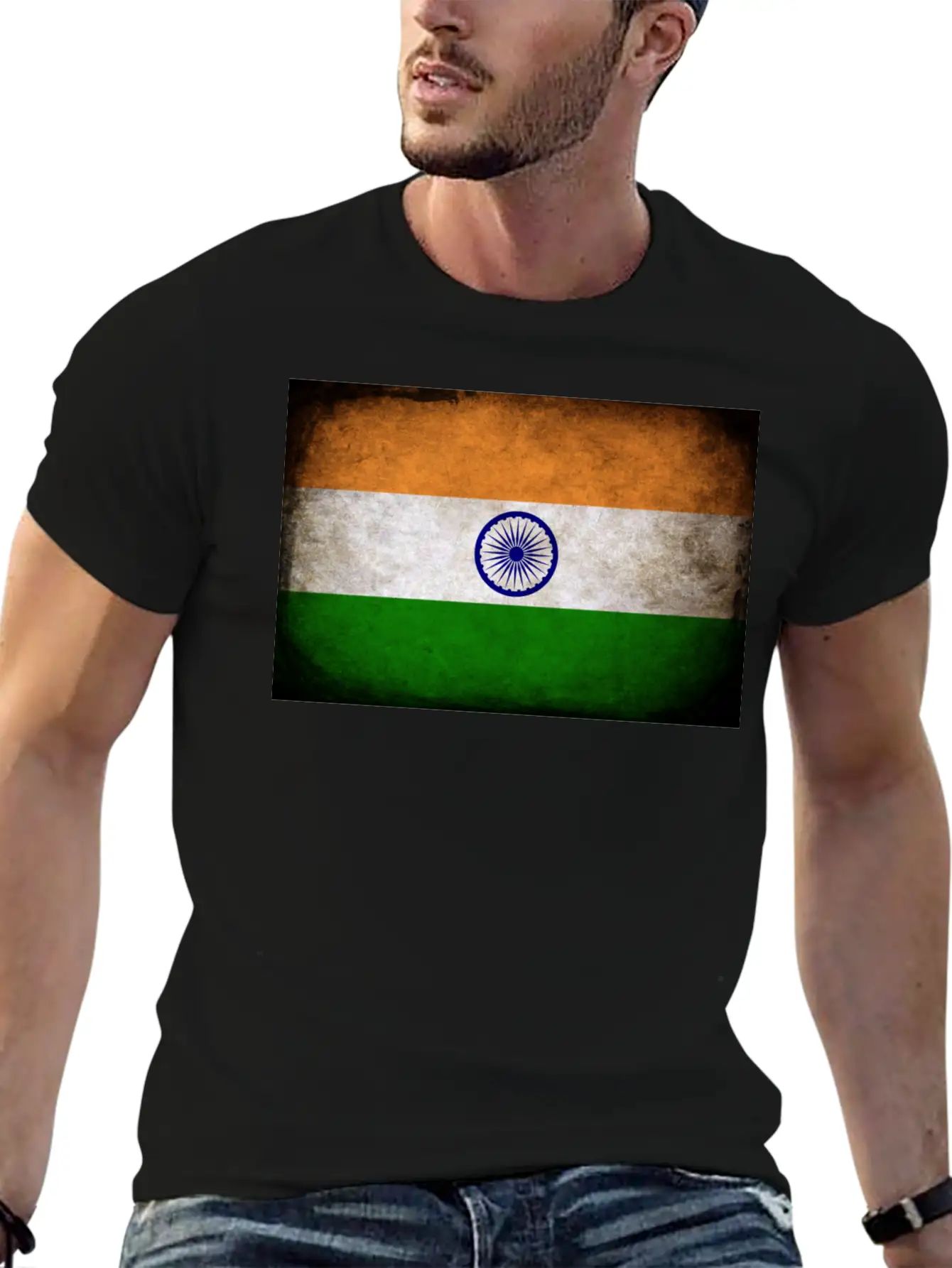 India Flag Stylish Everyday T-Shirt – Unisex Basic Cotton Tee