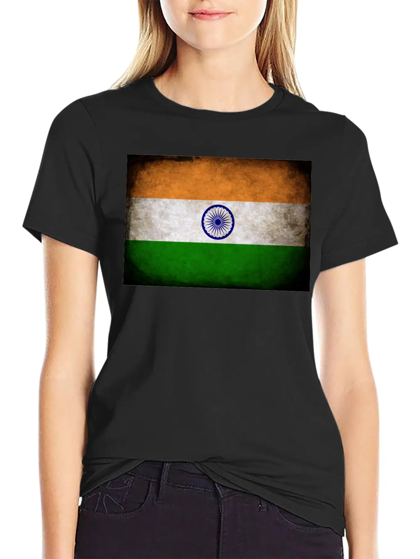 India Flag Stylish Everyday T-Shirt – Unisex Basic Cotton Tee