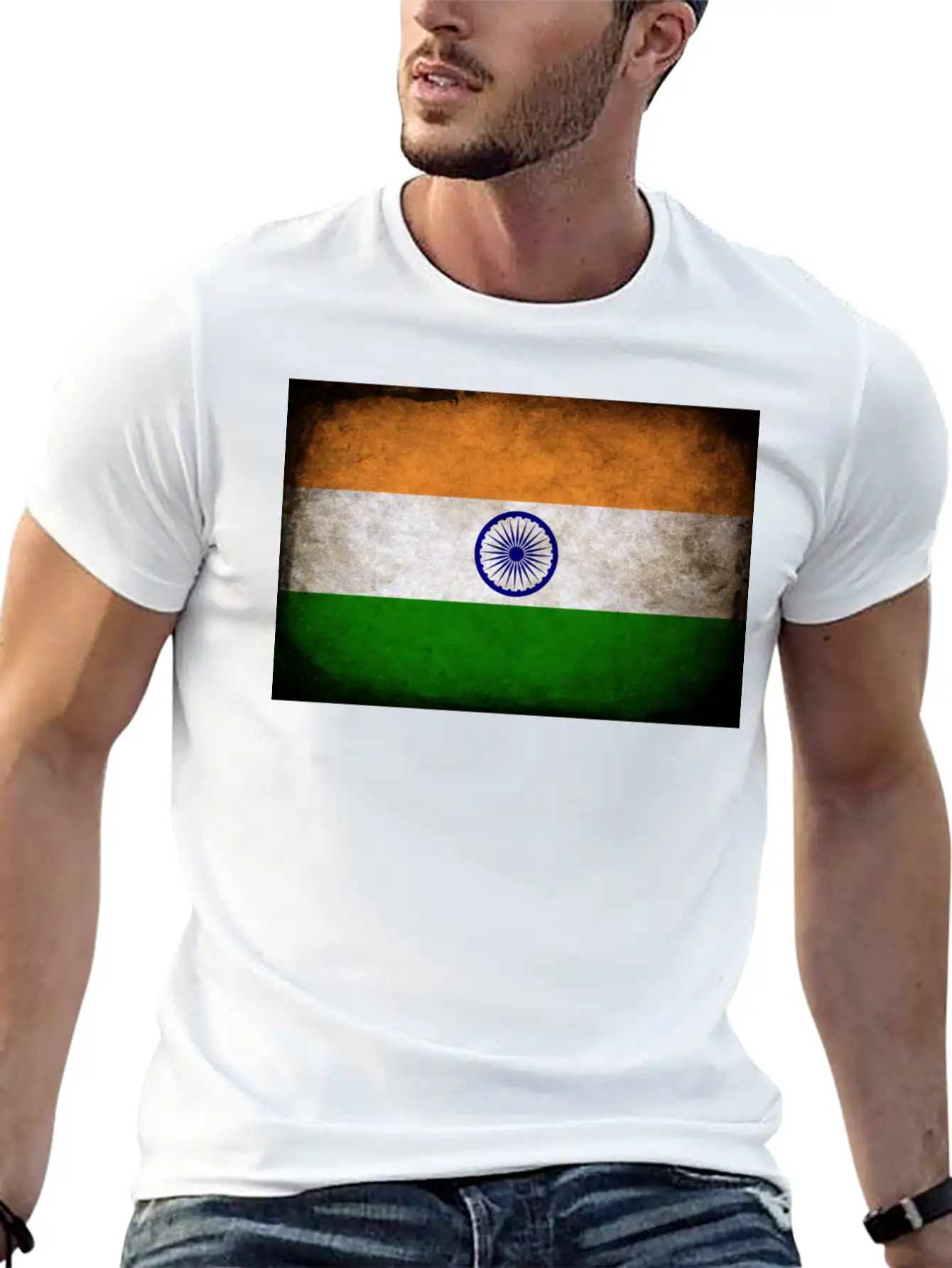 India Flag Stylish Everyday T-Shirt – Unisex Basic Cotton Tee