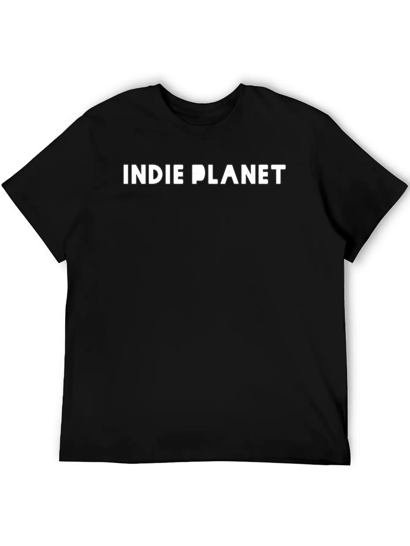 Indie Planet Text Stylish Everyday T-Shirt – Unisex Basic Cotton Tee