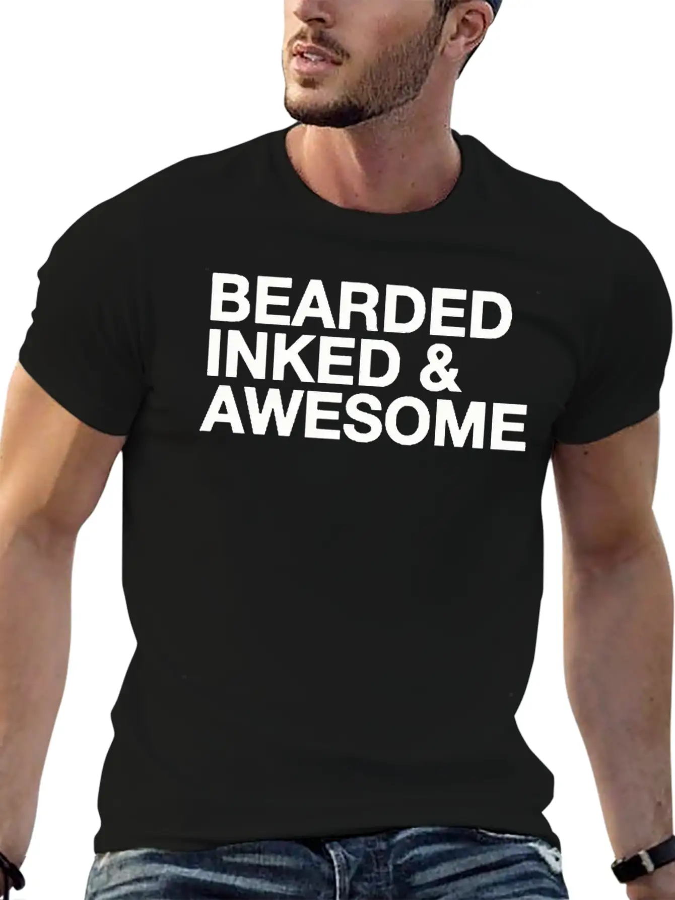 Inked Awesome Stylish Everyday T-Shirt – Unisex Basic Cotton Tee