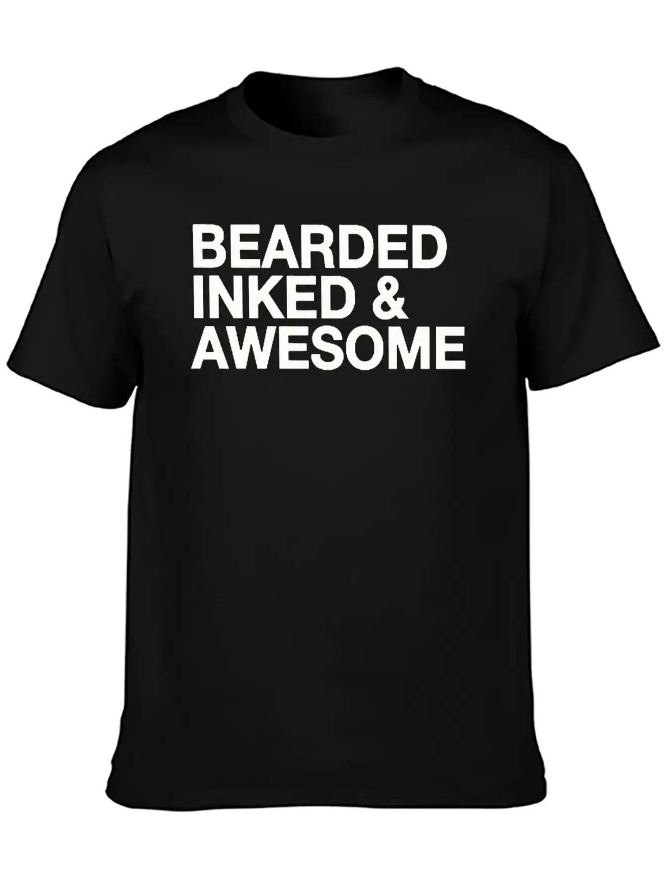 Inked Awesome Stylish Everyday T-Shirt – Unisex Basic Cotton Tee