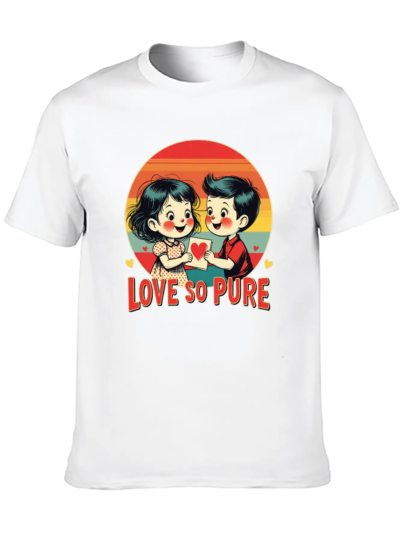 Innocent Love So Pure Unisex Casual T-Shirt – Clean Design For Daily Comfort