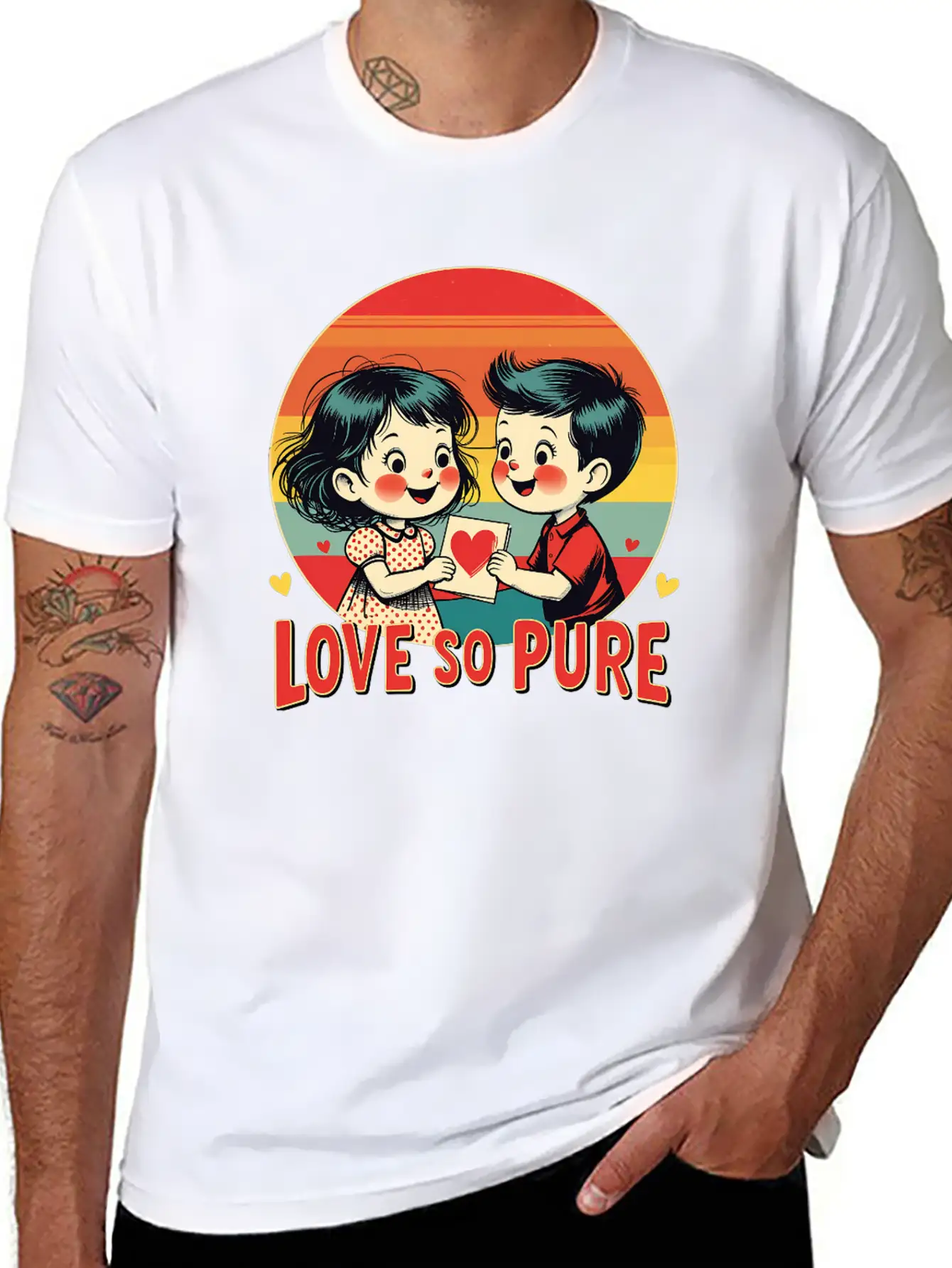 Innocent Love So Pure Unisex Casual T-Shirt – Clean Design For Daily Comfort
