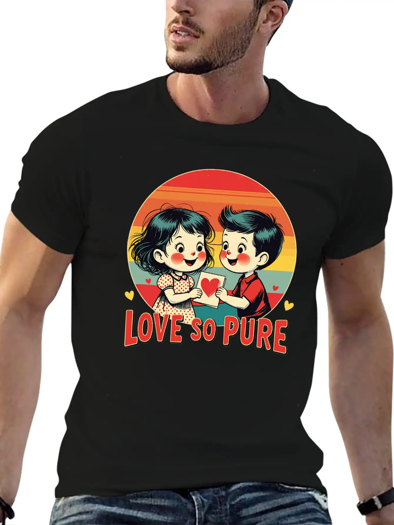 Innocent Love So Pure Unisex Casual T-Shirt – Clean Design For Daily Comfort