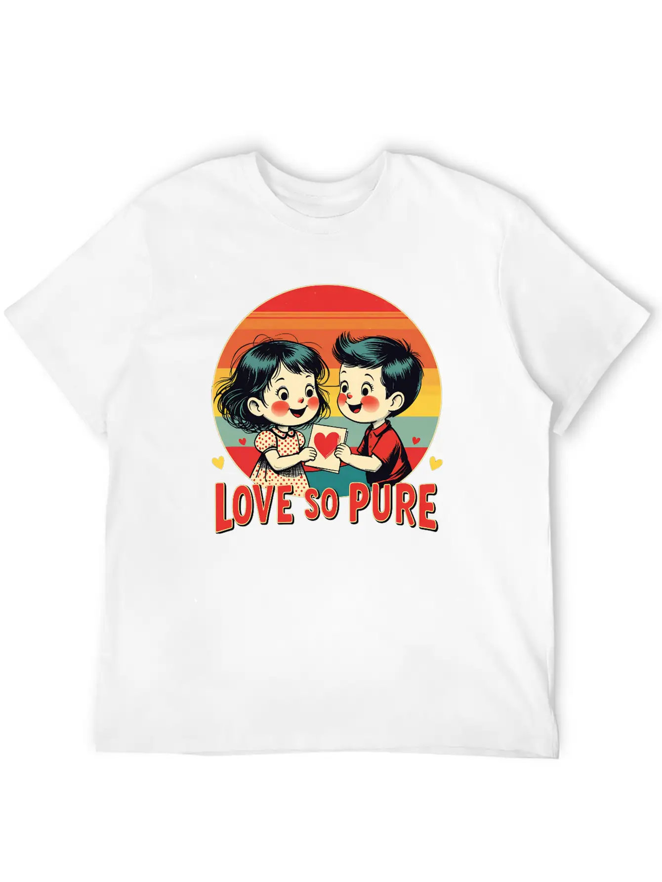 Innocent Love So Pure Unisex Casual T-Shirt – Clean Design For Daily Comfort