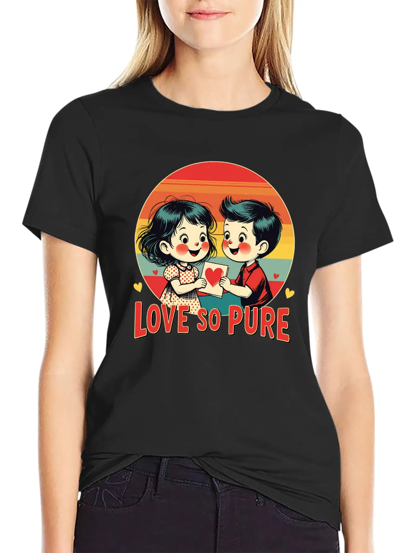 Innocent Love So Pure Unisex Casual T-Shirt – Clean Design For Daily Comfort