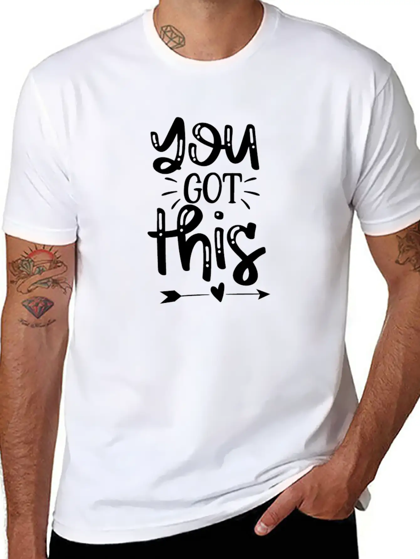 Inspirational Quote You Got This Simple Everyday Graphic Tee – Lightweight Summer Wear
